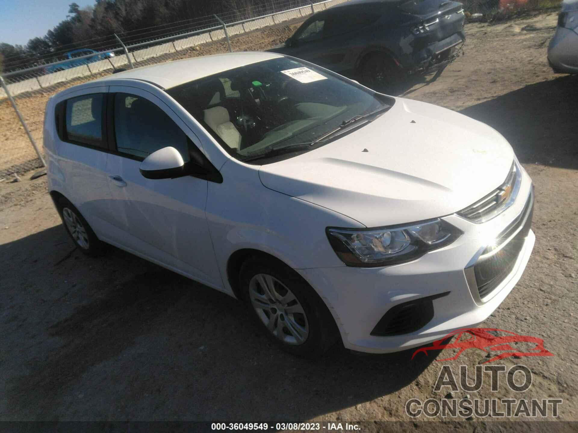 CHEVROLET SONIC 2020 - 1G1JG6SB5L4110209