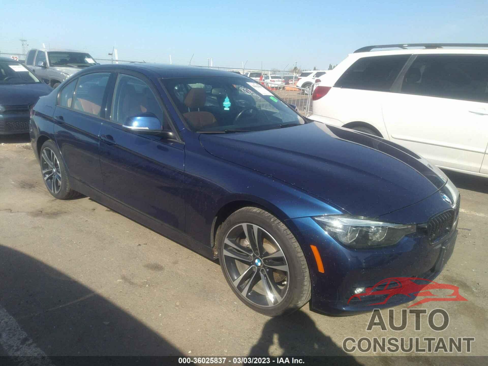 BMW 3 SERIES 2018 - WBA8B9G5XJNU58357