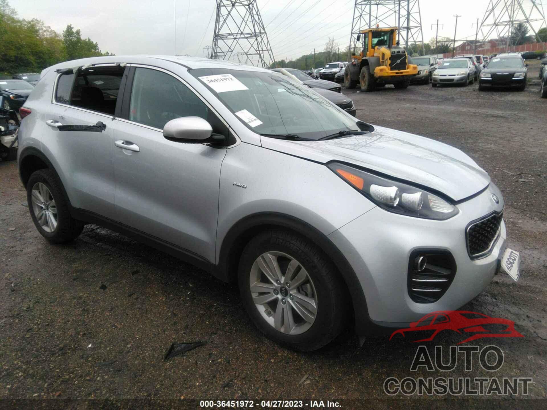 KIA SPORTAGE 2017 - KNDPMCAC1H7189094