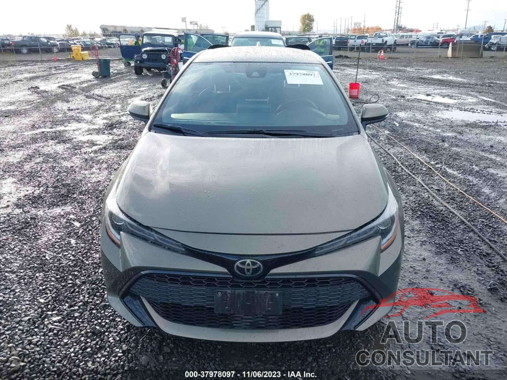 TOYOTA COROLLA 2019 - JTNK4RBE5K3062601