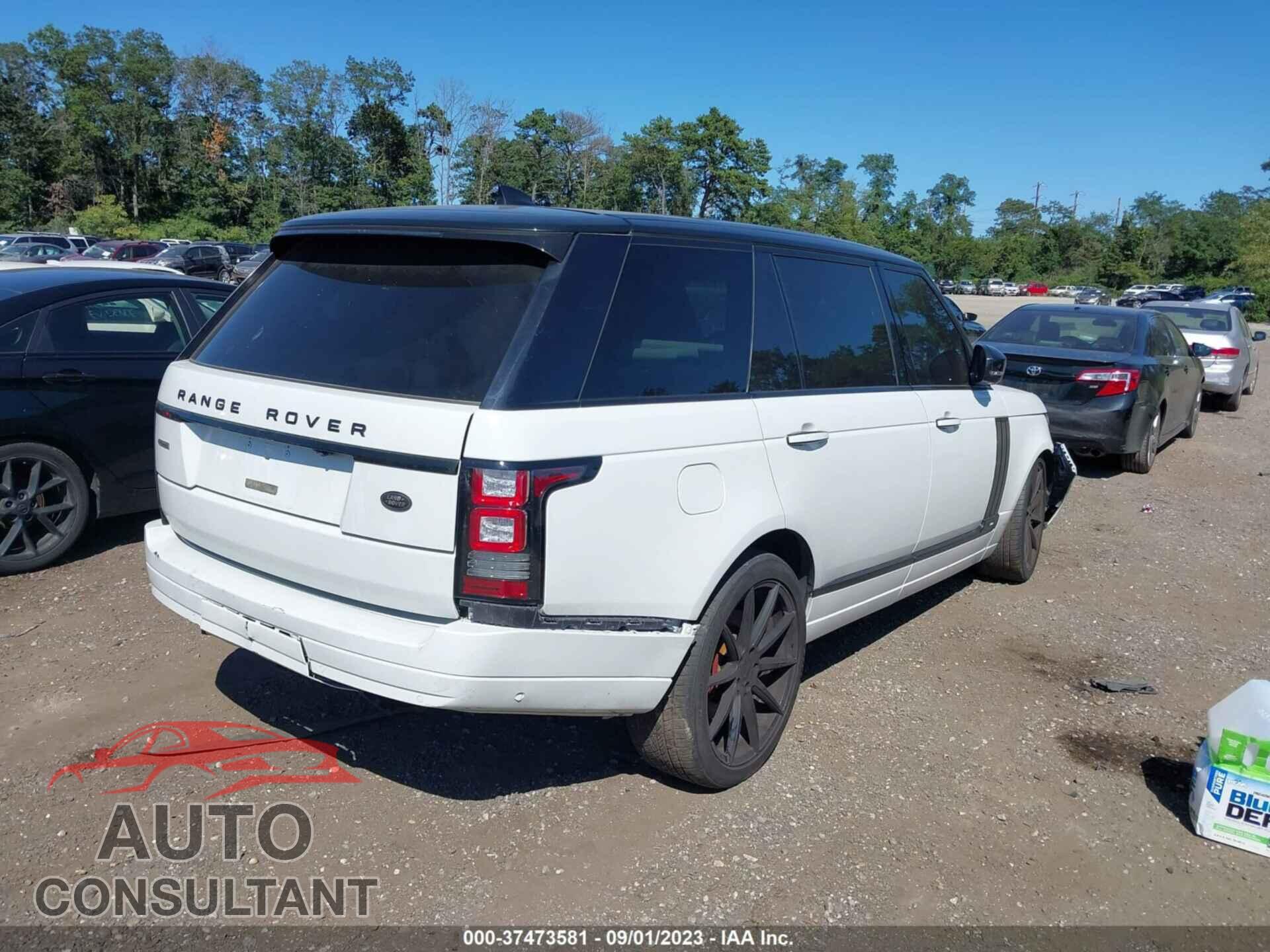 LAND ROVER RANGE ROVER 2017 - SALGV5FE4HA322414