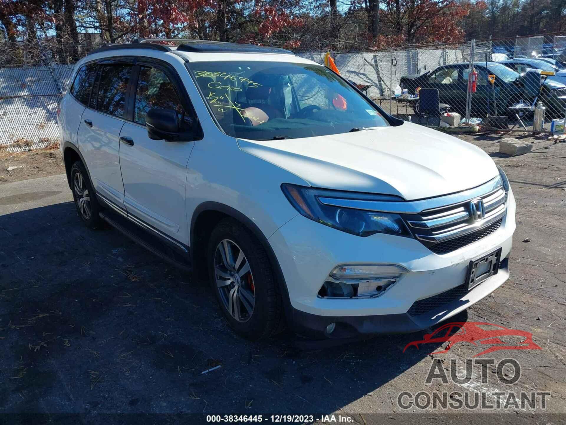 HONDA PILOT 2016 - 5FNYF6H56GB094398