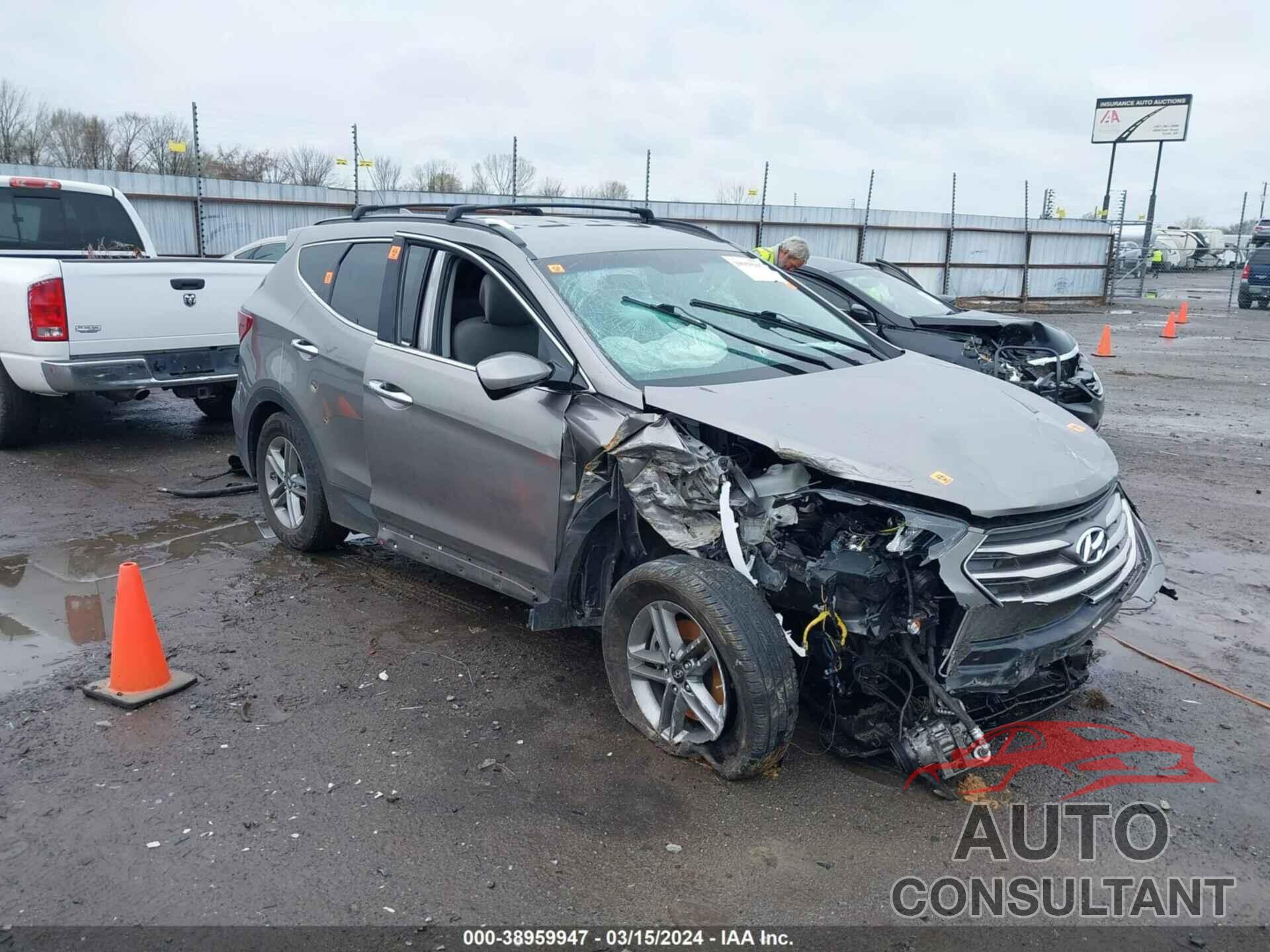 HYUNDAI SANTA FE SPORT 2017 - 5XYZU3LB7HG390675