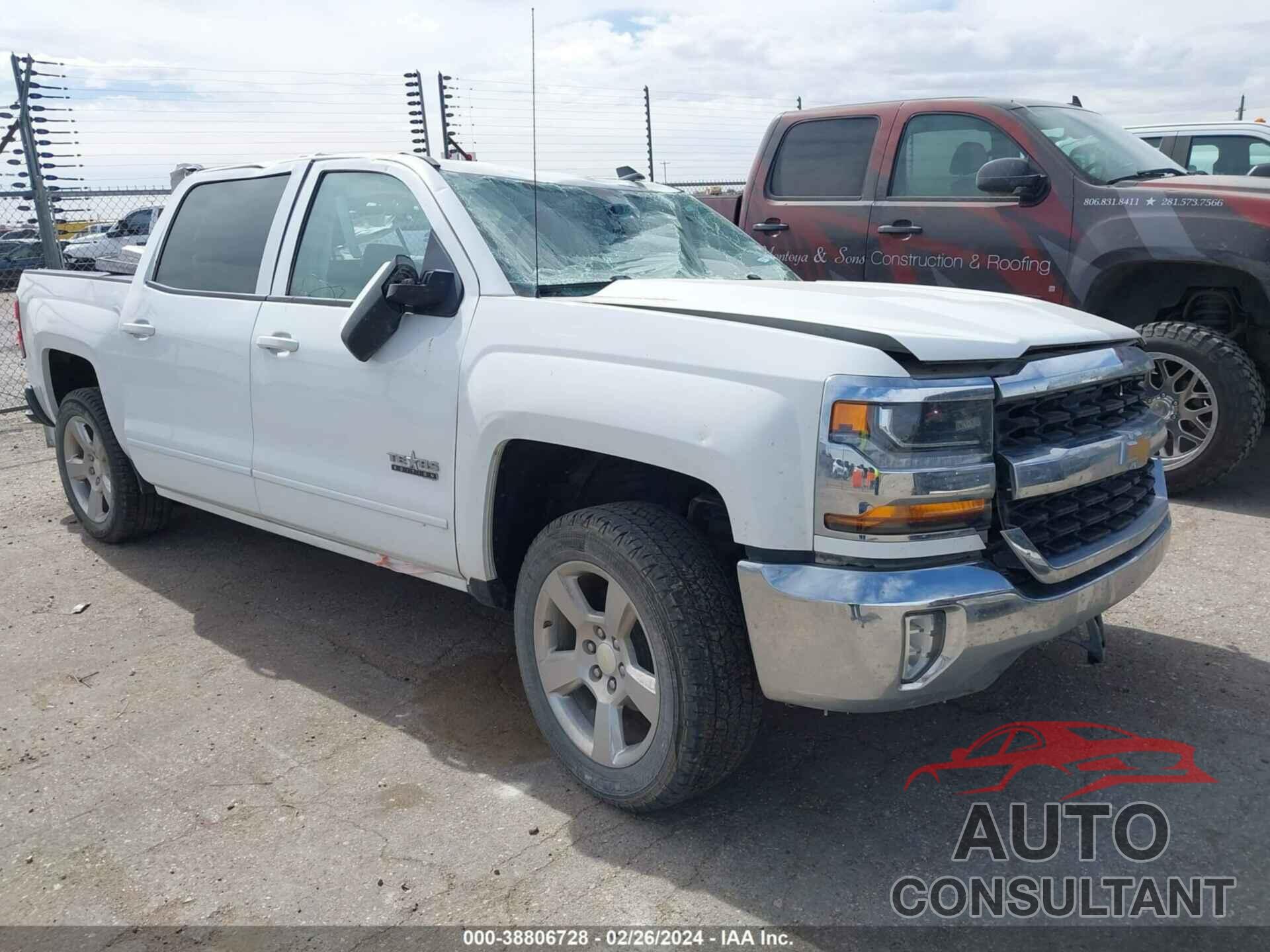 CHEVROLET SILVERADO 2018 - 3GCPCREH3JG151758