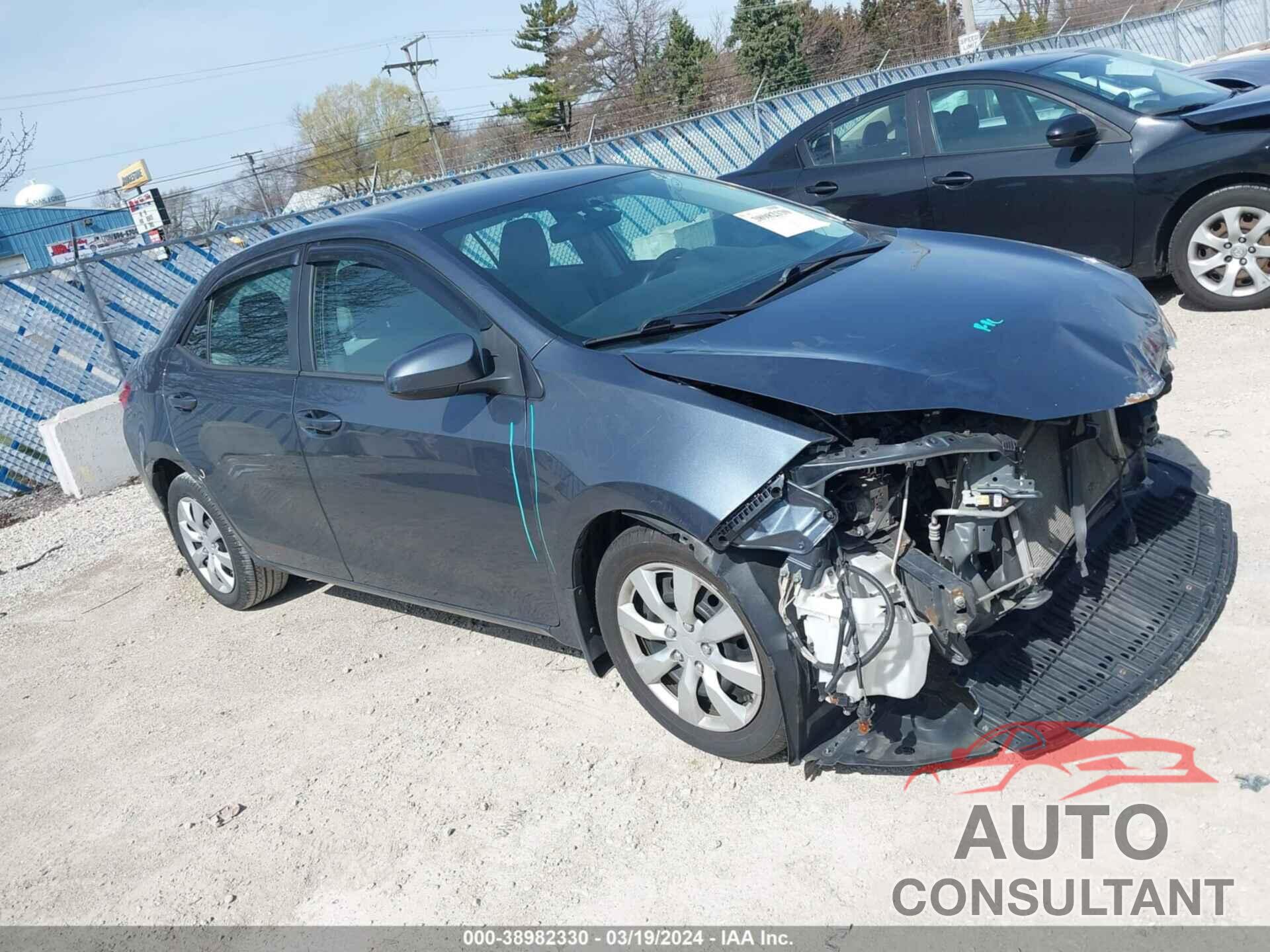 TOYOTA COROLLA 2016 - 2T1BURHE3GC688254