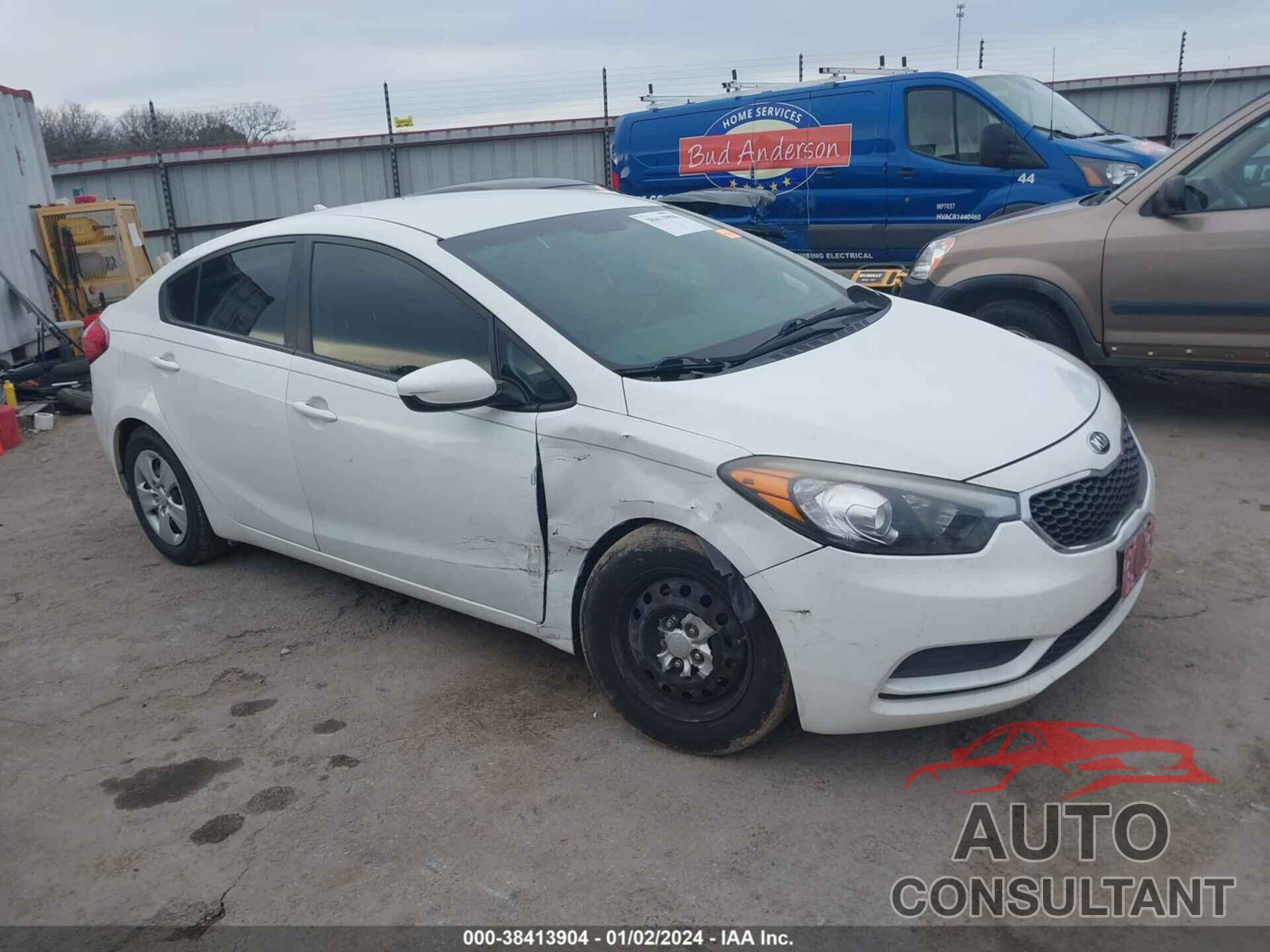 KIA FORTE 2016 - KNAFK4A66G5554460