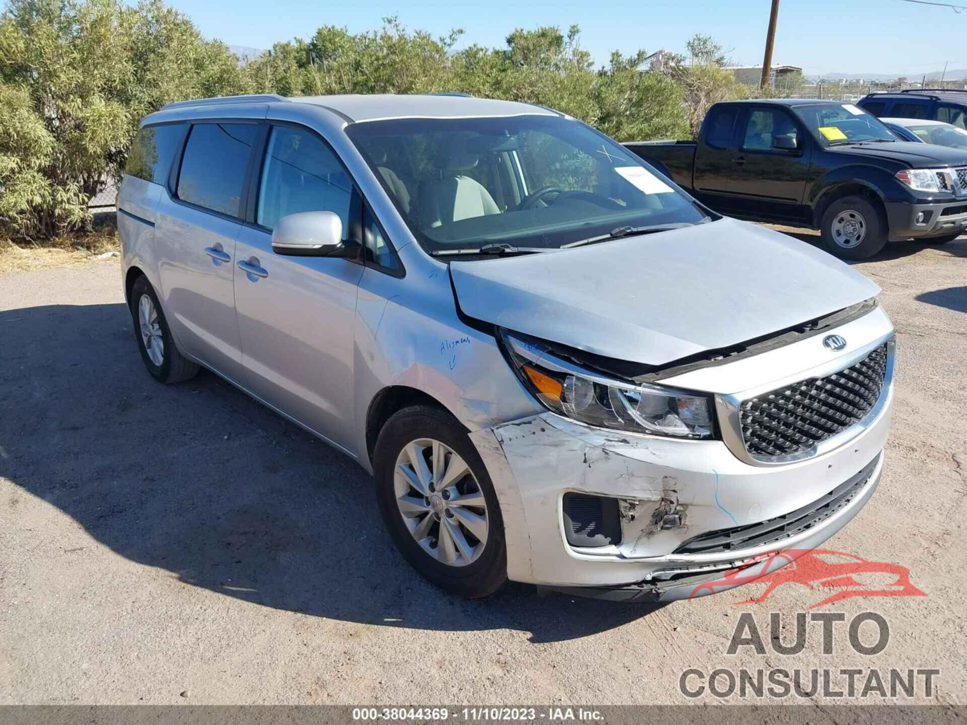 KIA SEDONA 2016 - KNDMB5C13G6162726