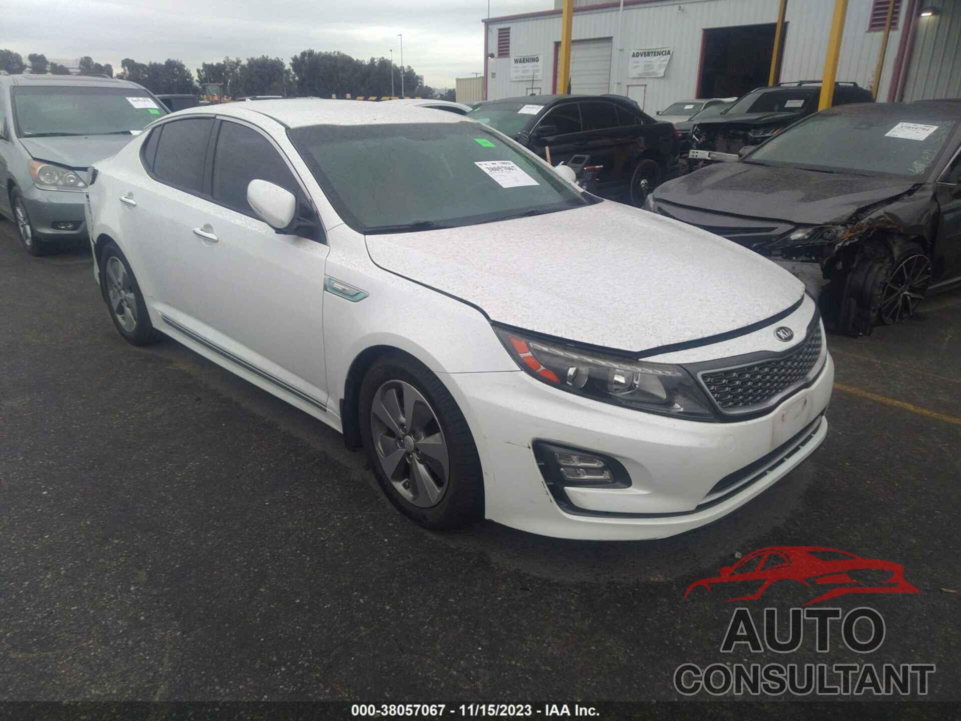 KIA OPTIMA HYBRID 2016 - KNAGN4AD6G5094033