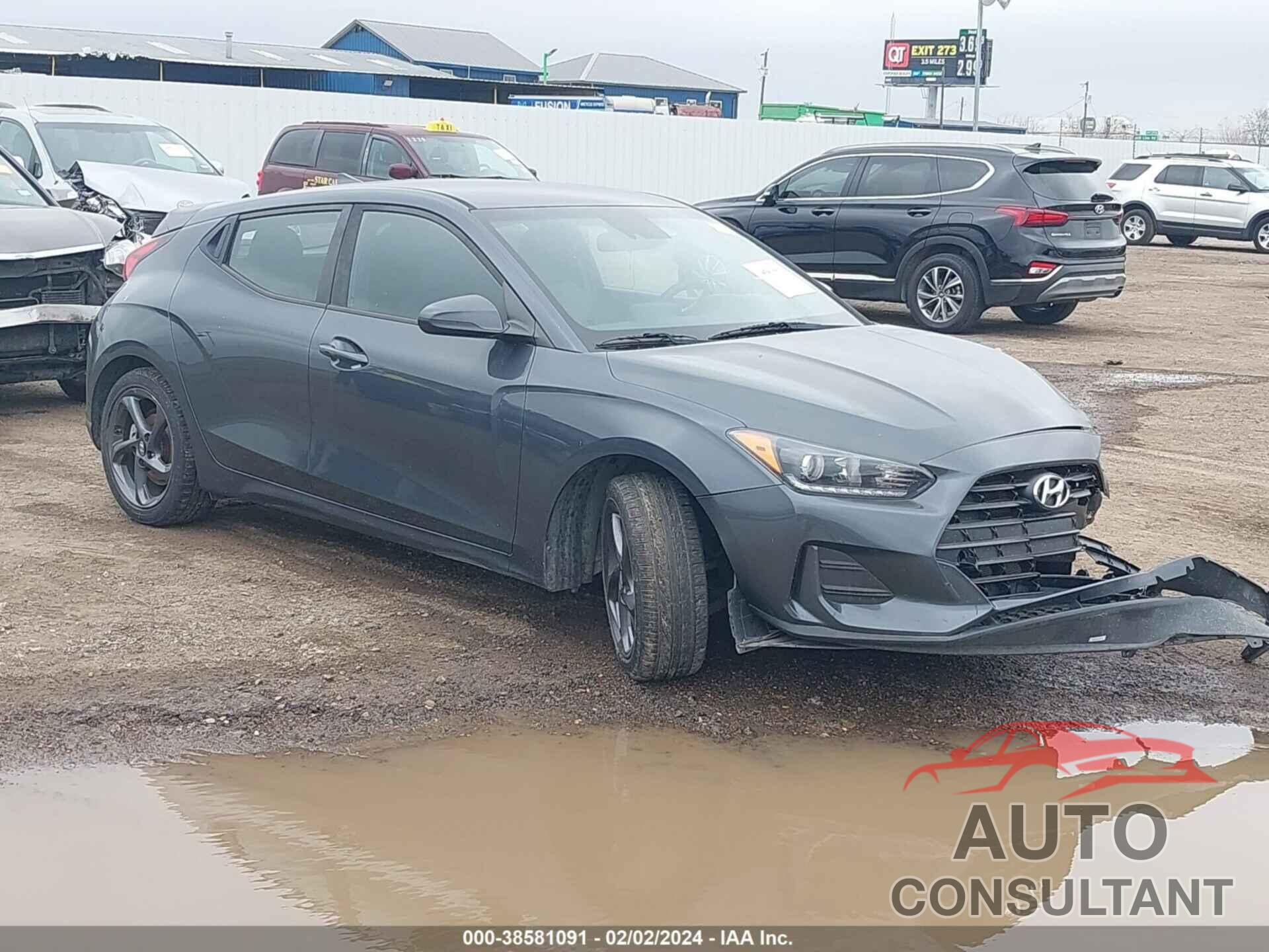 HYUNDAI VELOSTER 2019 - KMHTG6AF2KU018327