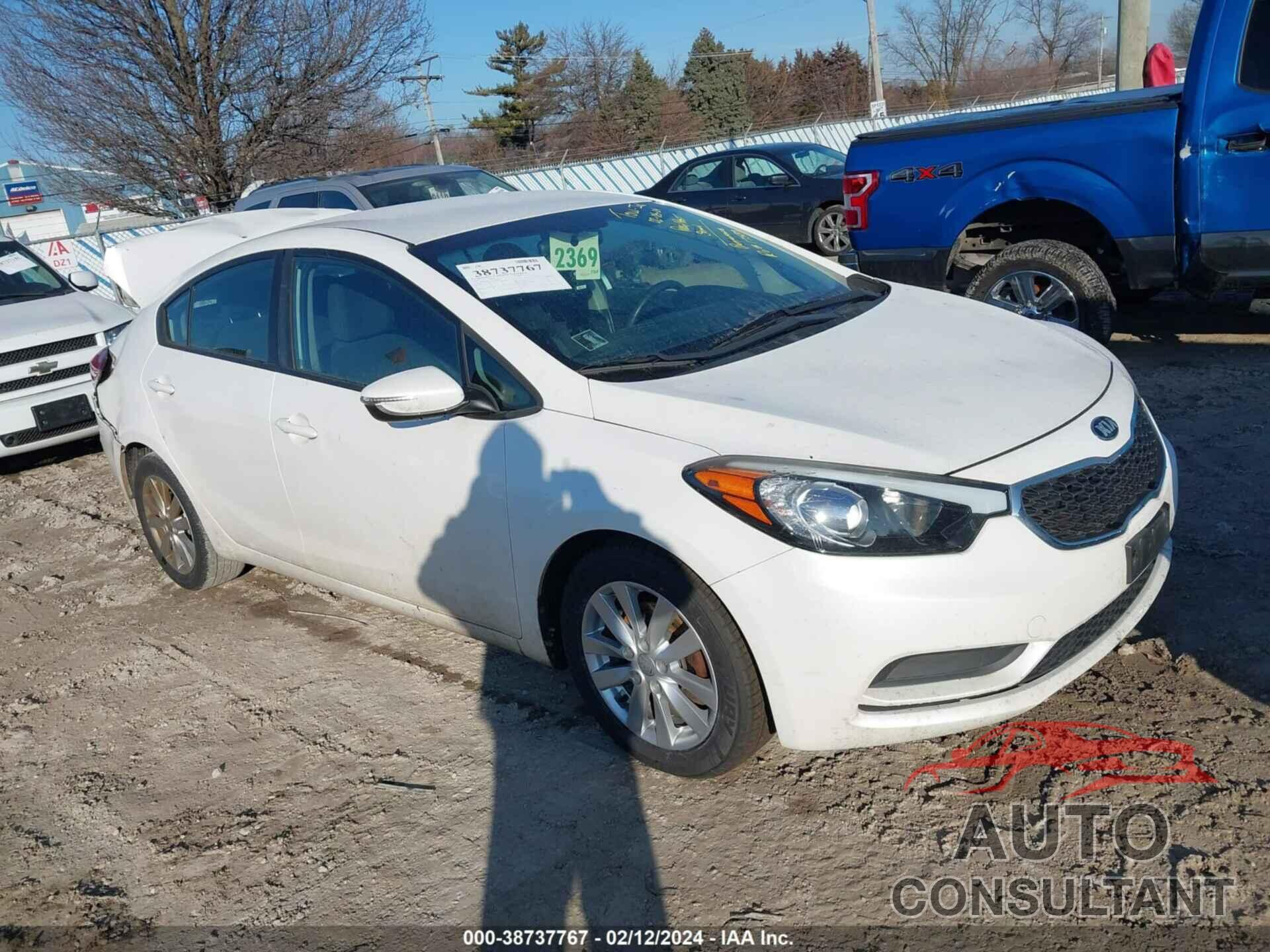 KIA FORTE 2016 - KNAFX4A69G5506792