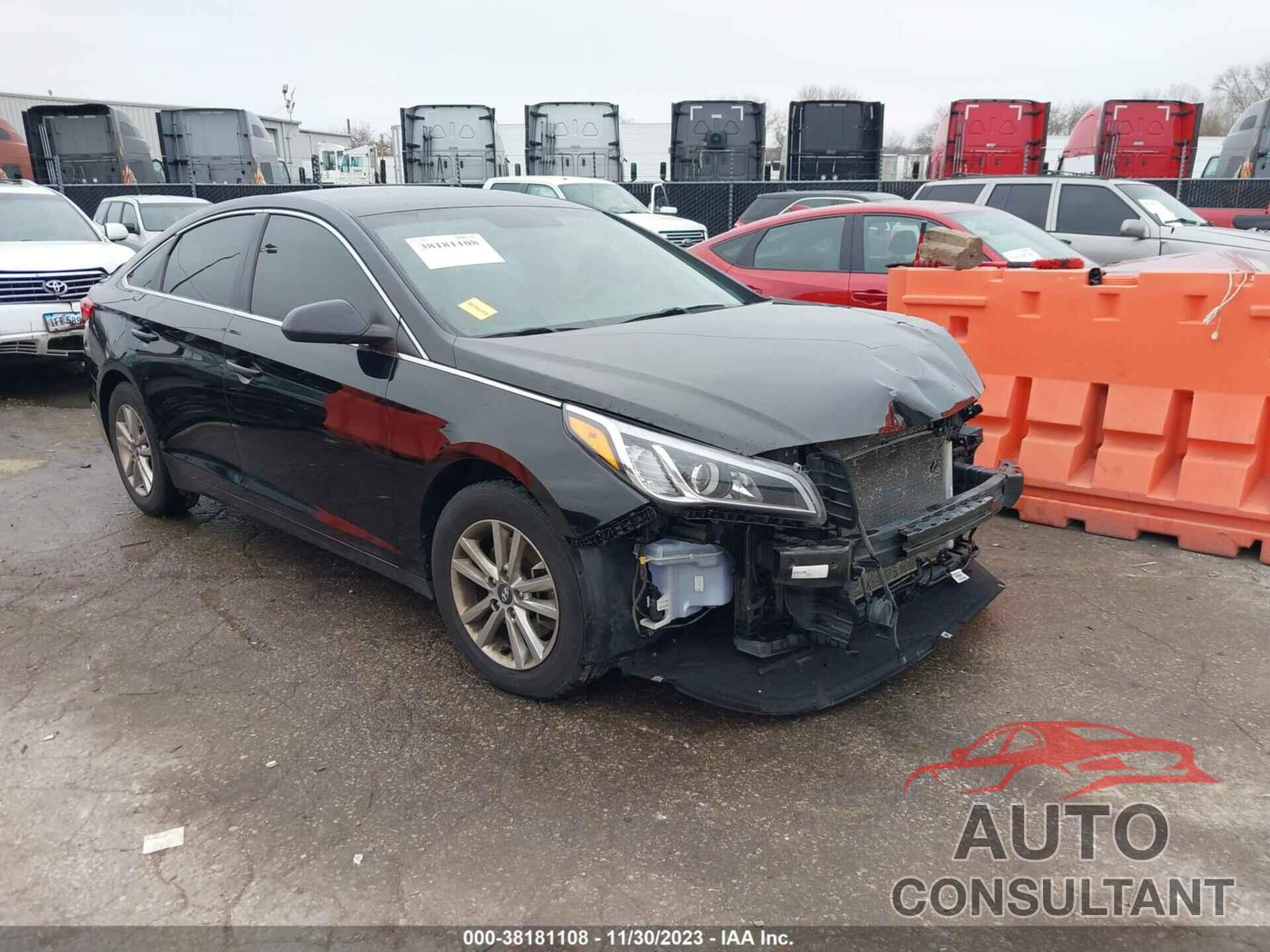 HYUNDAI SONATA 2016 - 5NPE24AFXGH358200