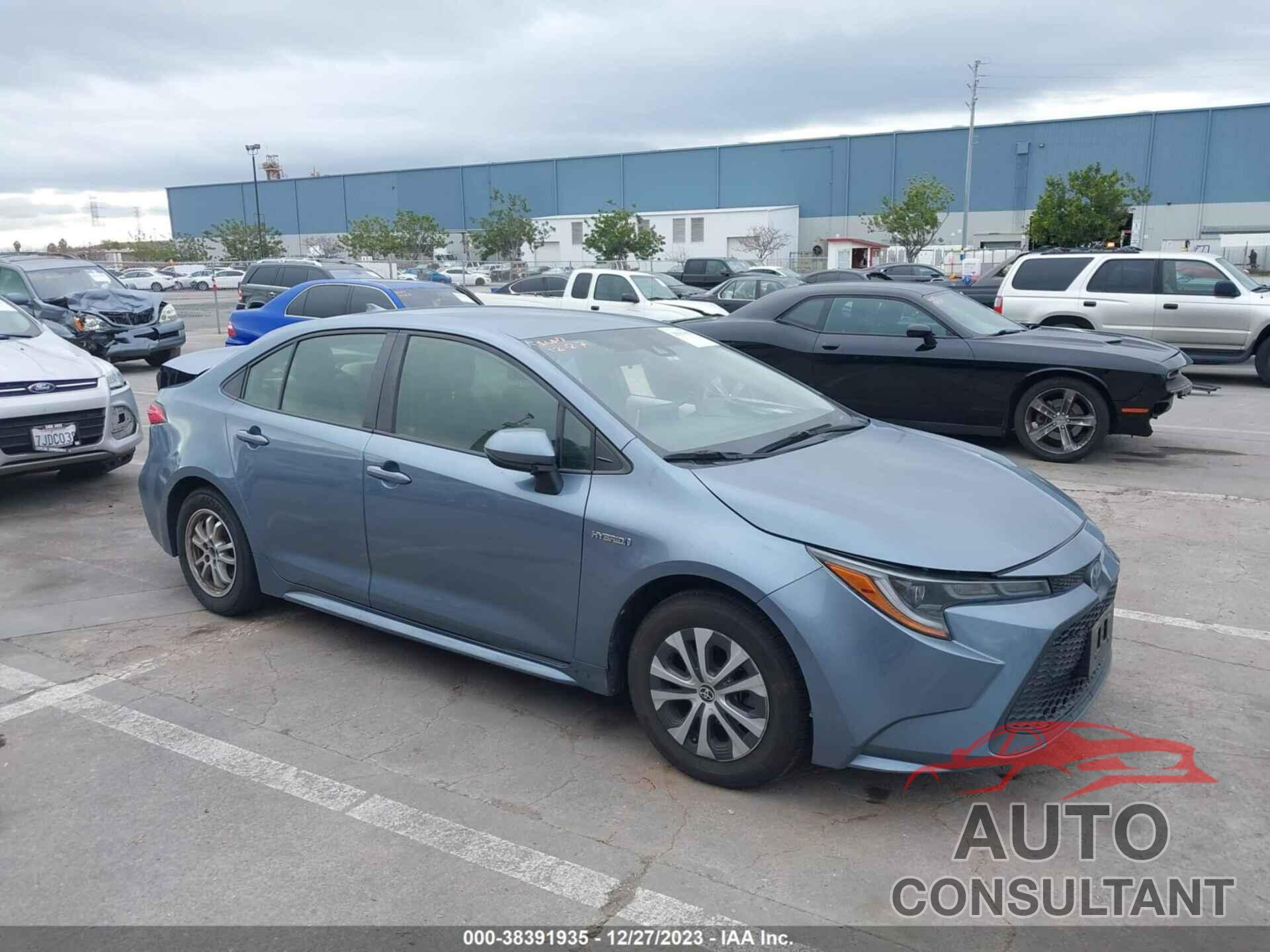 TOYOTA COROLLA 2020 - JTDEBRBEXLJ009137
