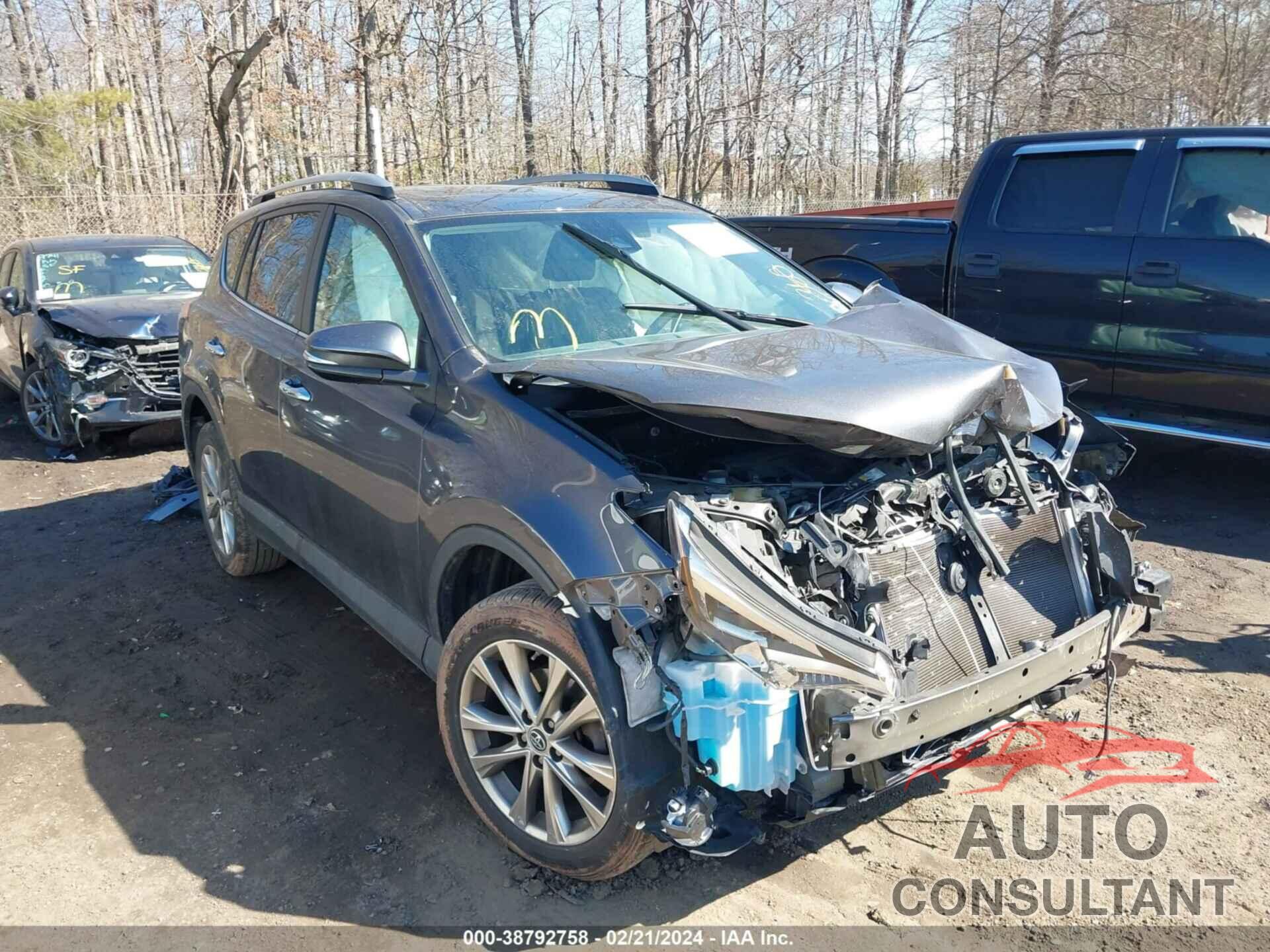 TOYOTA RAV4 2017 - 2T3DFREV8HW585149
