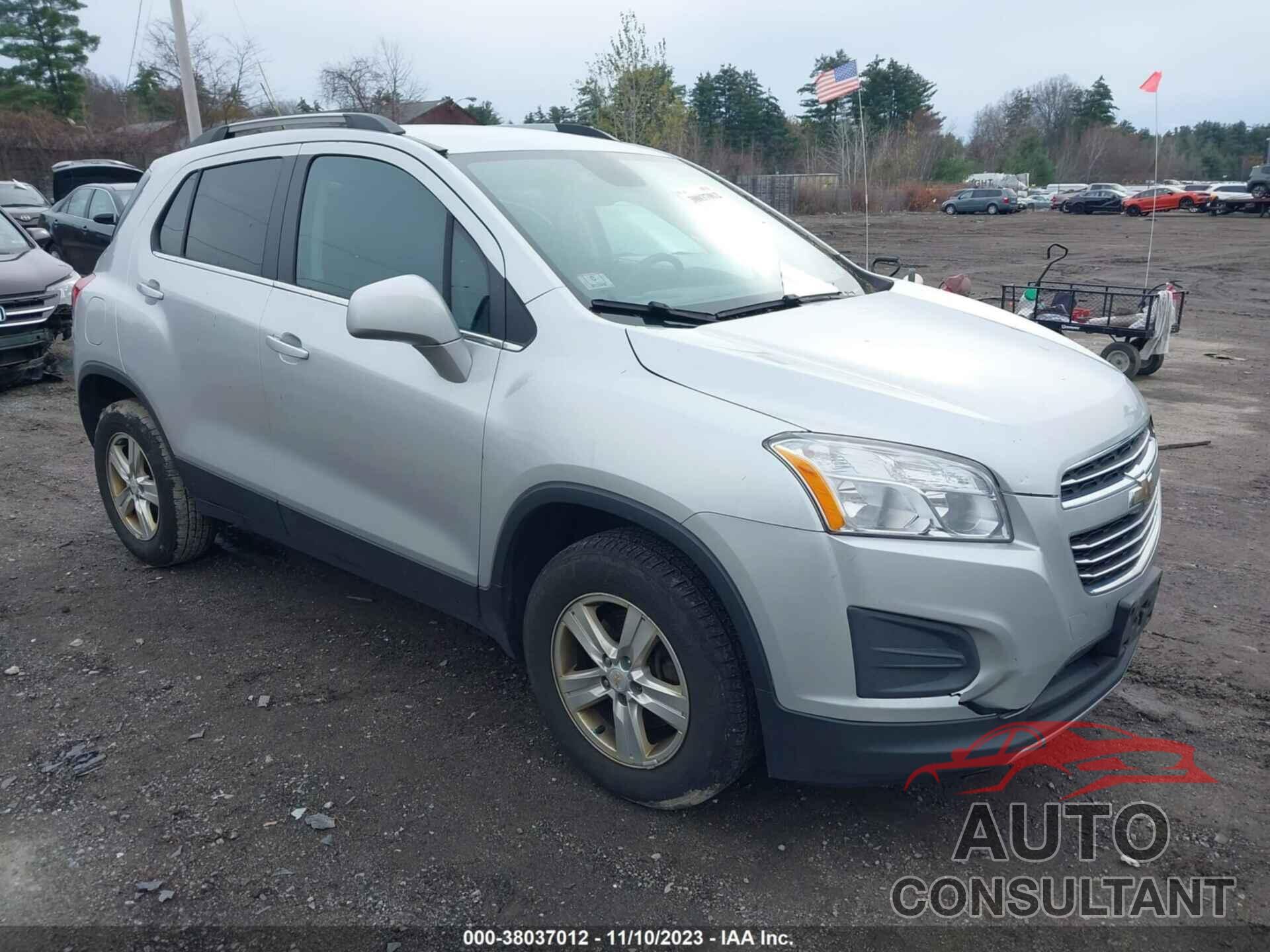 CHEVROLET TRAX 2016 - KL7CJPSB8GB647176