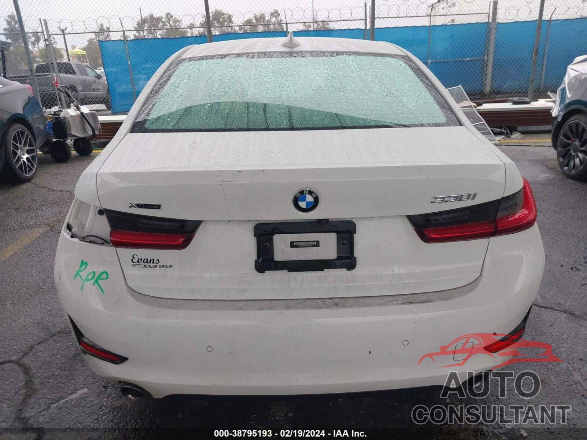 BMW 330I 2021 - 3MW5R7J04M8B61141