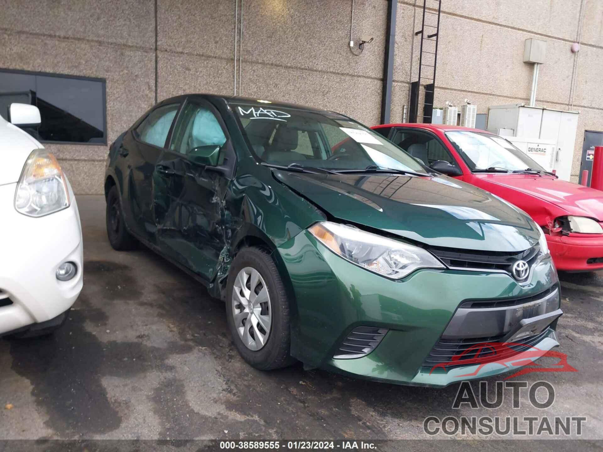 TOYOTA COROLLA 2016 - 5YFBPRHE6GP417812