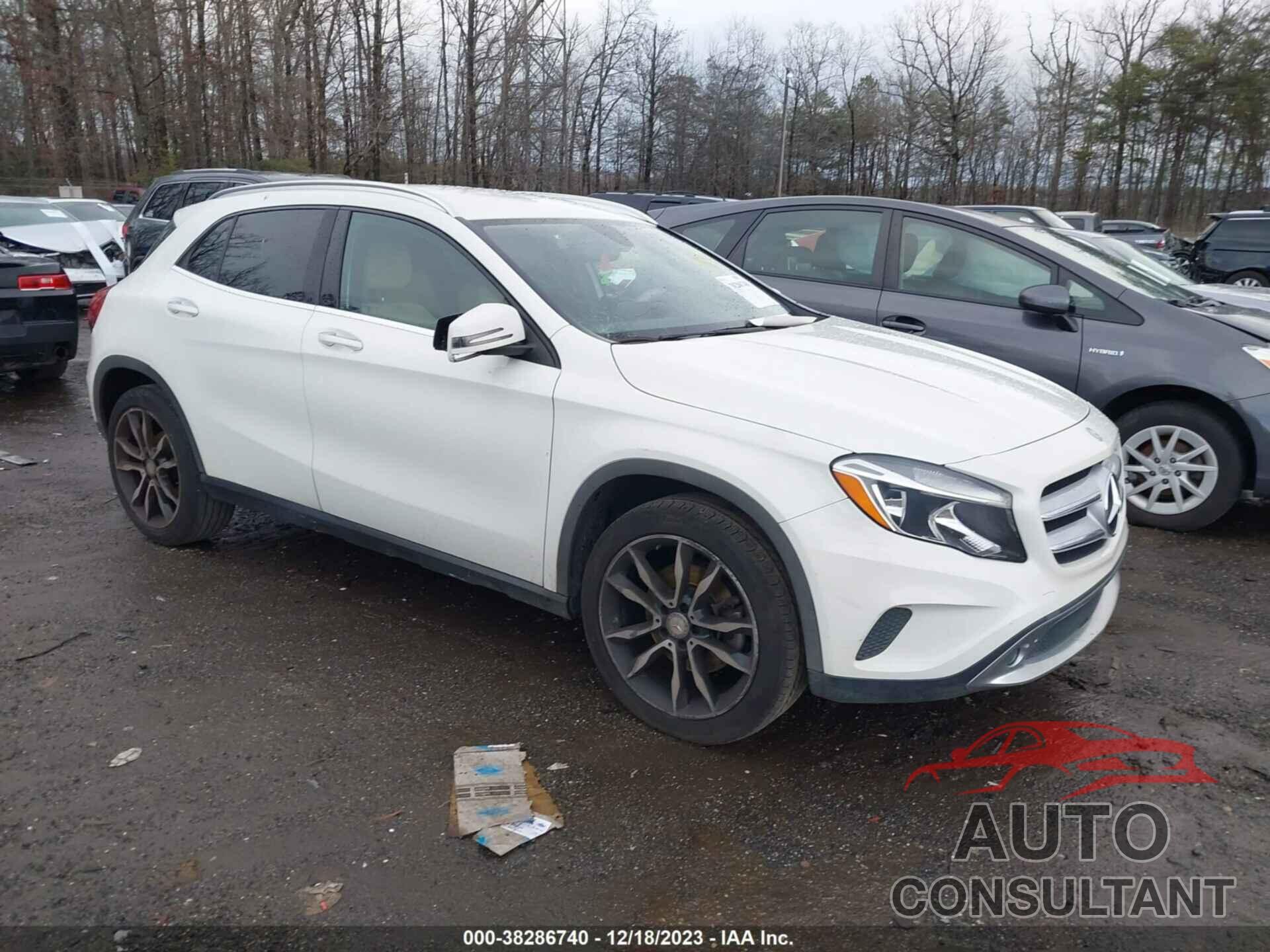 MERCEDES-BENZ GLA 250 2016 - WDCTG4GB4GJ222949