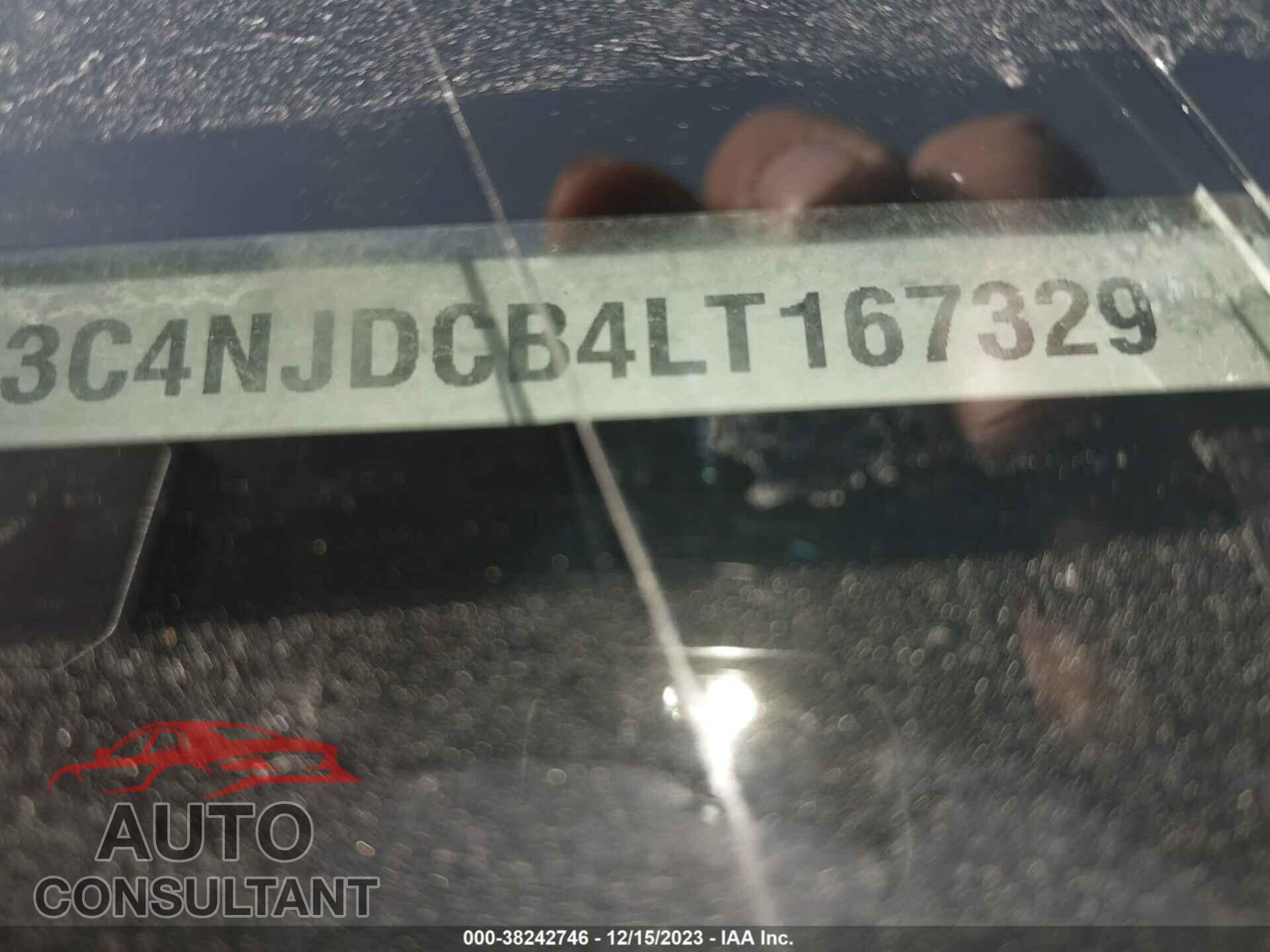 JEEP COMPASS 2020 - 3C4NJDCB4LT167329