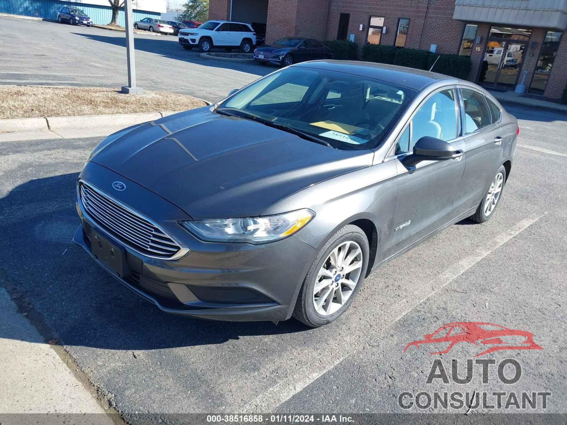 FORD FUSION HYBRID 2017 - 3FA6P0UUXHR120294