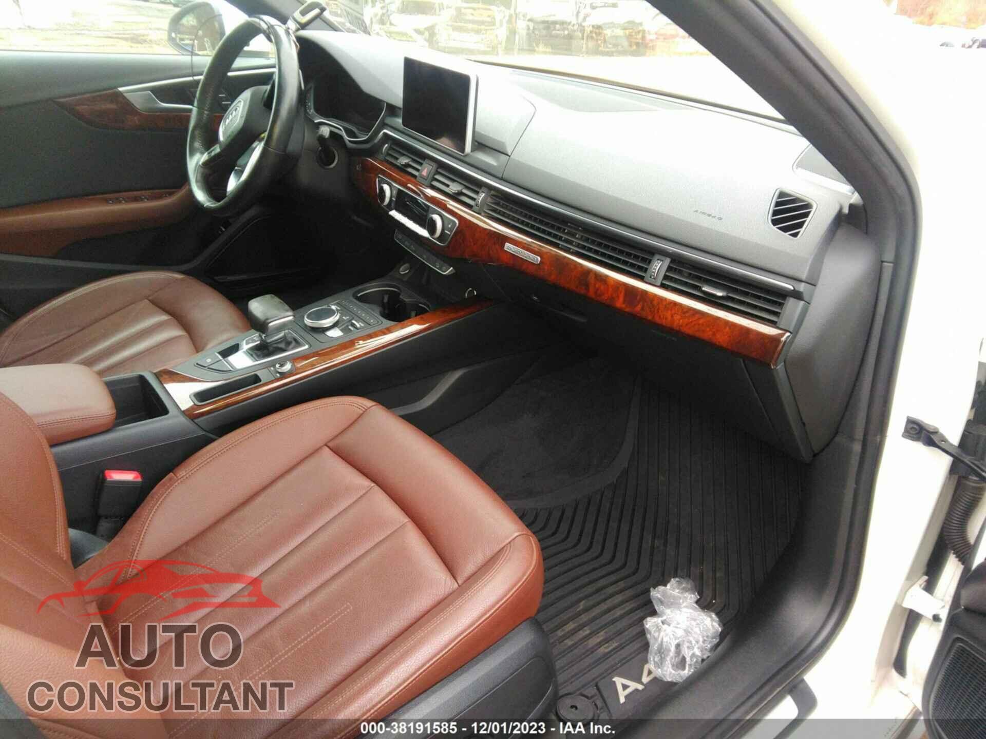 AUDI A4 ALLROAD 2017 - WA18NAF46HA043312