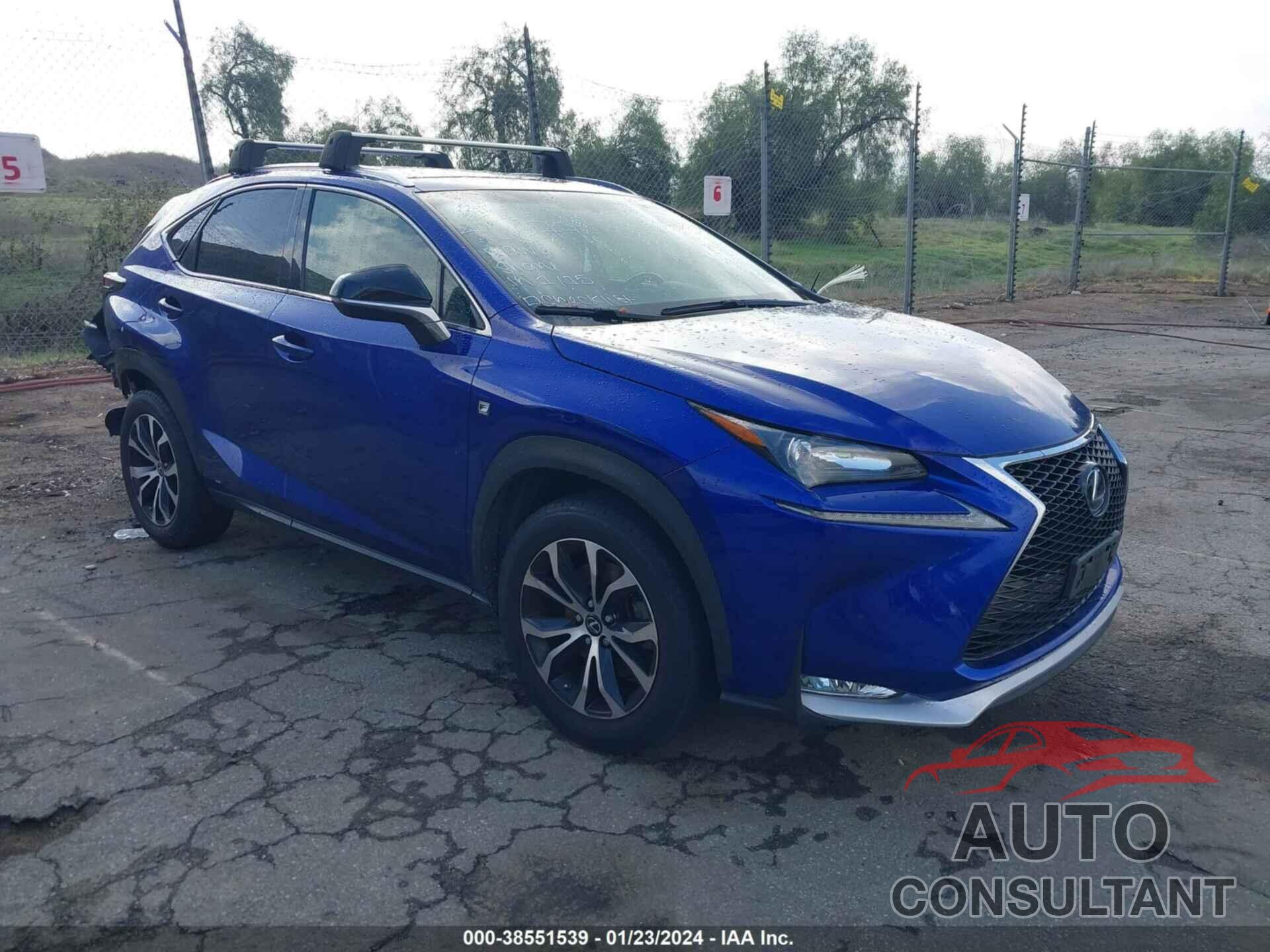 LEXUS NX 200T 2017 - JTJYARBZ7H2061360