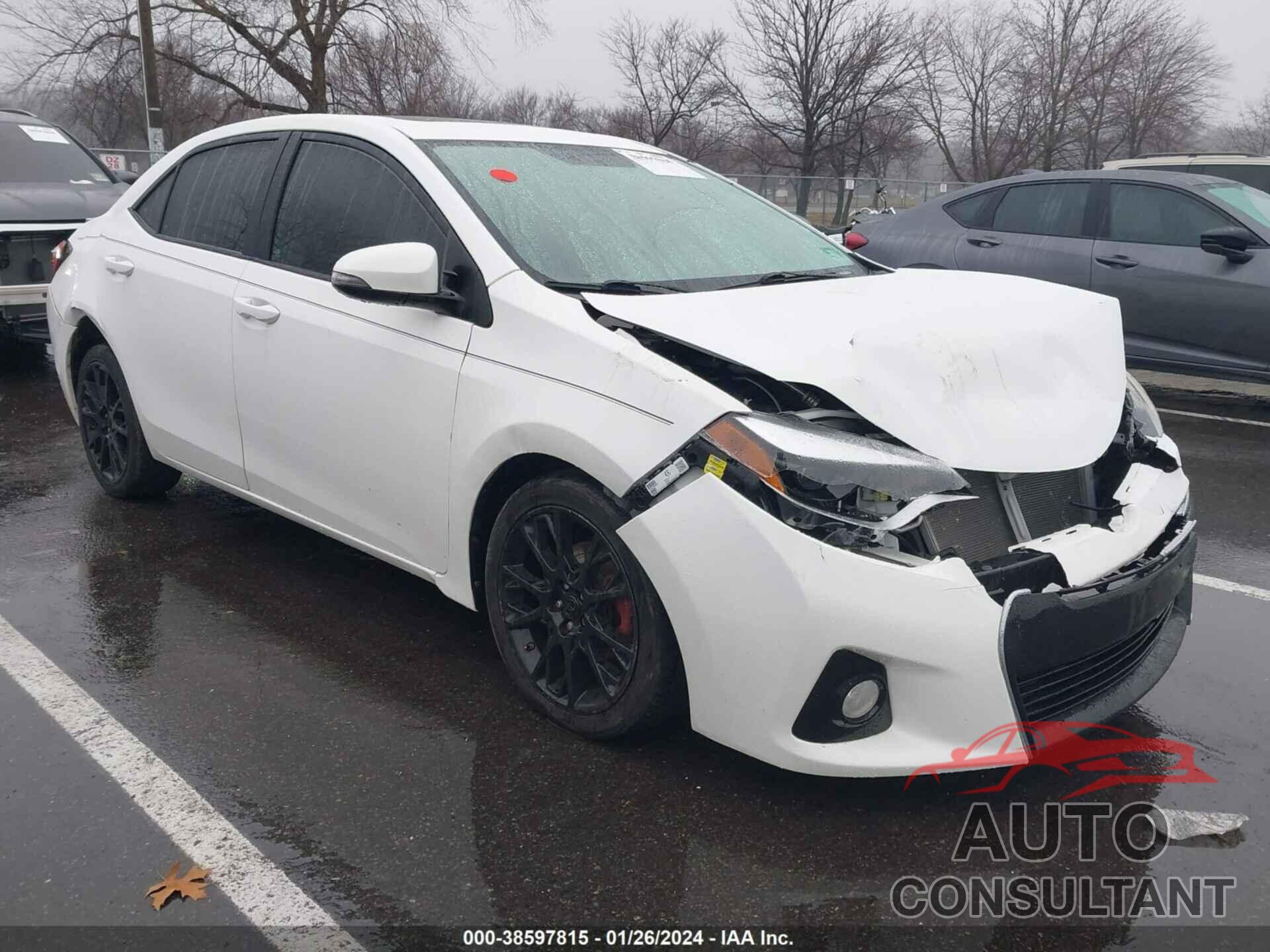 TOYOTA COROLLA 2016 - 2T1BURHE7GC534128