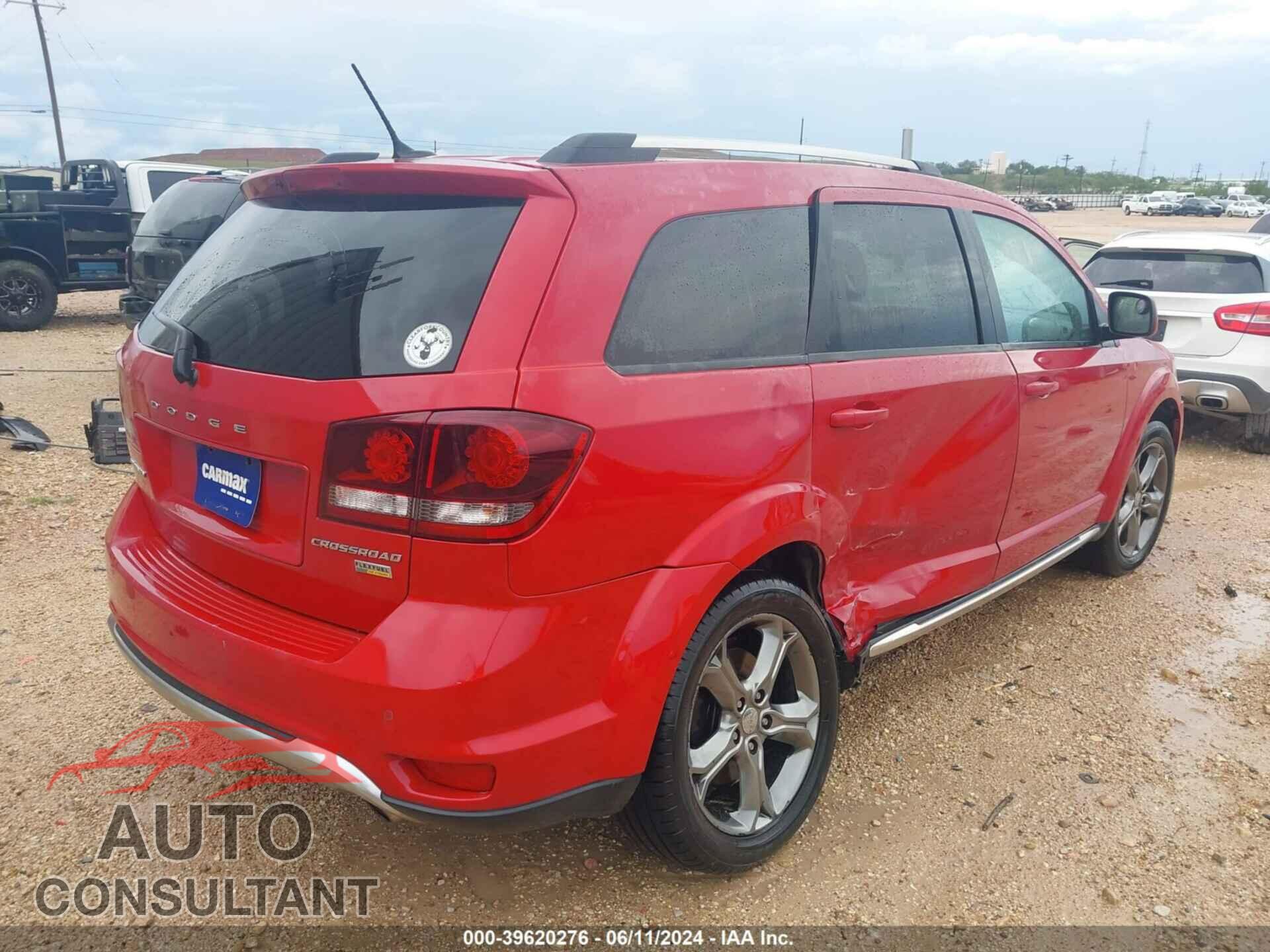 DODGE JOURNEY 2017 - 3C4PDCGG8HT626160