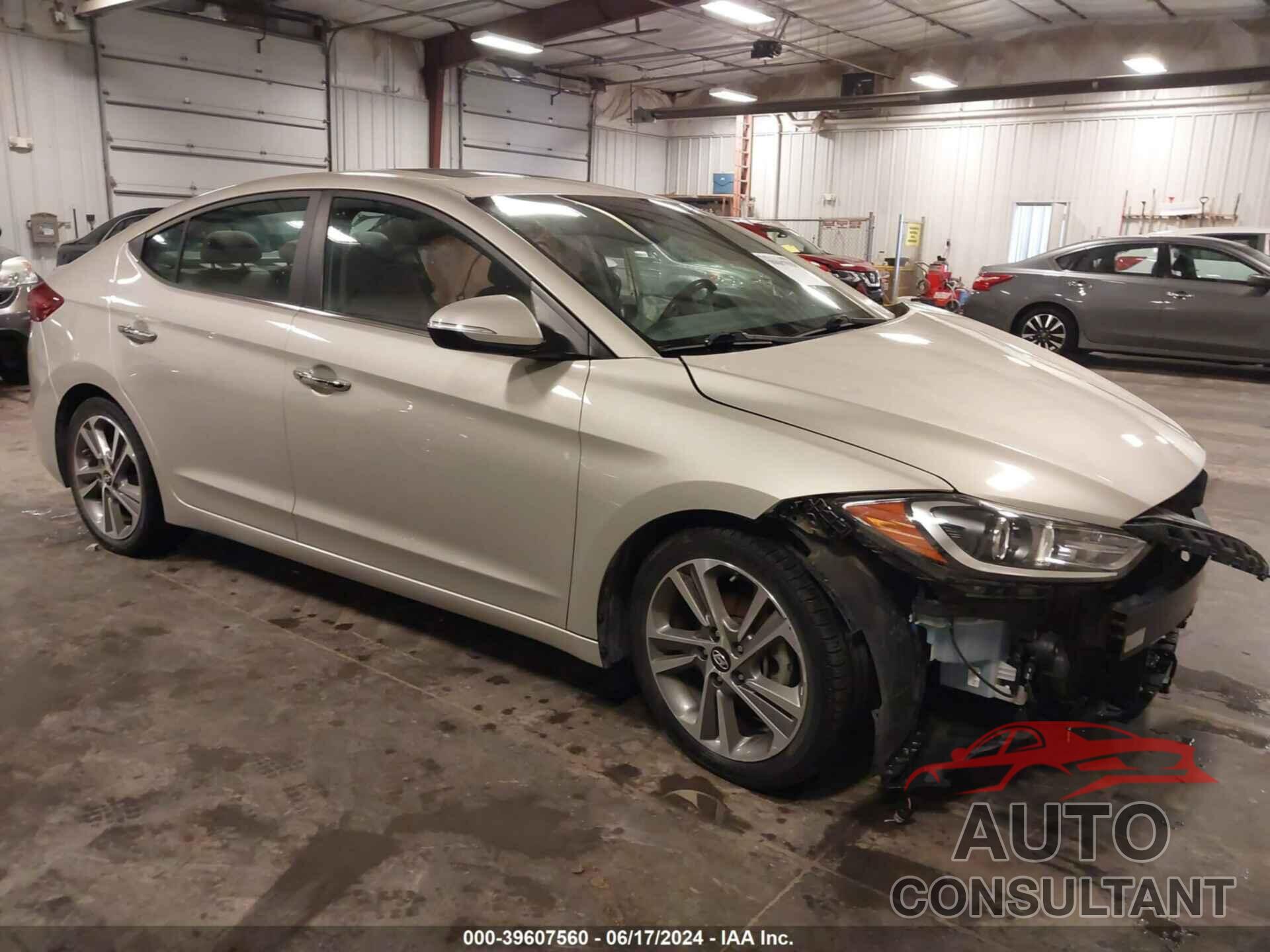 HYUNDAI ELANTRA 2017 - 5NPD84LF6HH068125