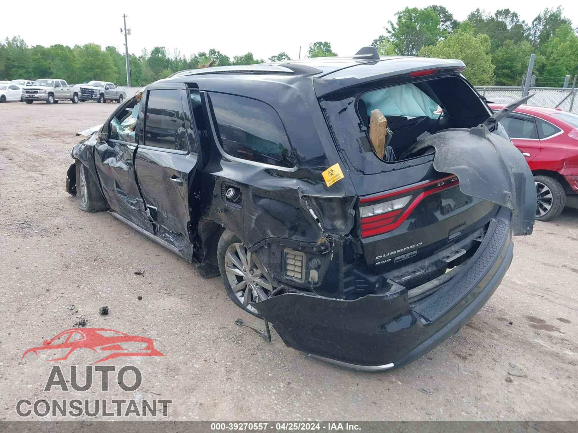 DODGE DURANGO 2017 - 1C4RDJAG2HC820717