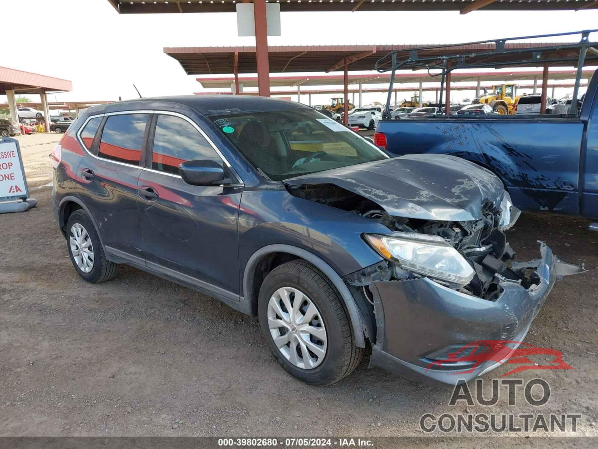 NISSAN ROGUE 2016 - KNMAT2MV1GP689836