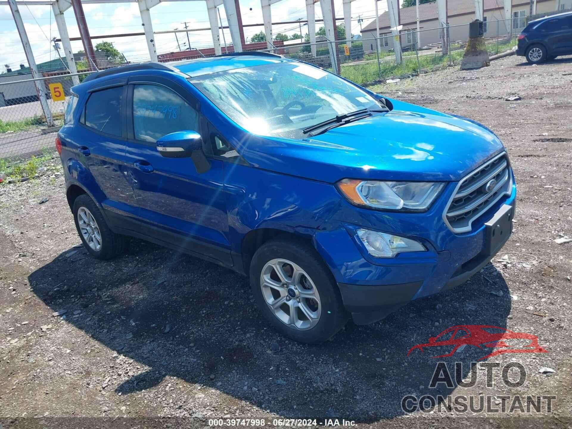 FORD ECOSPORT 2019 - MAJ6S3GL3KC282549