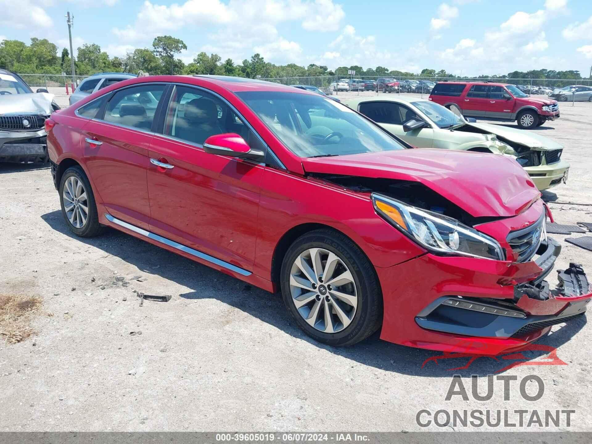 HYUNDAI SONATA 2017 - 5NPE34AF5HH503920
