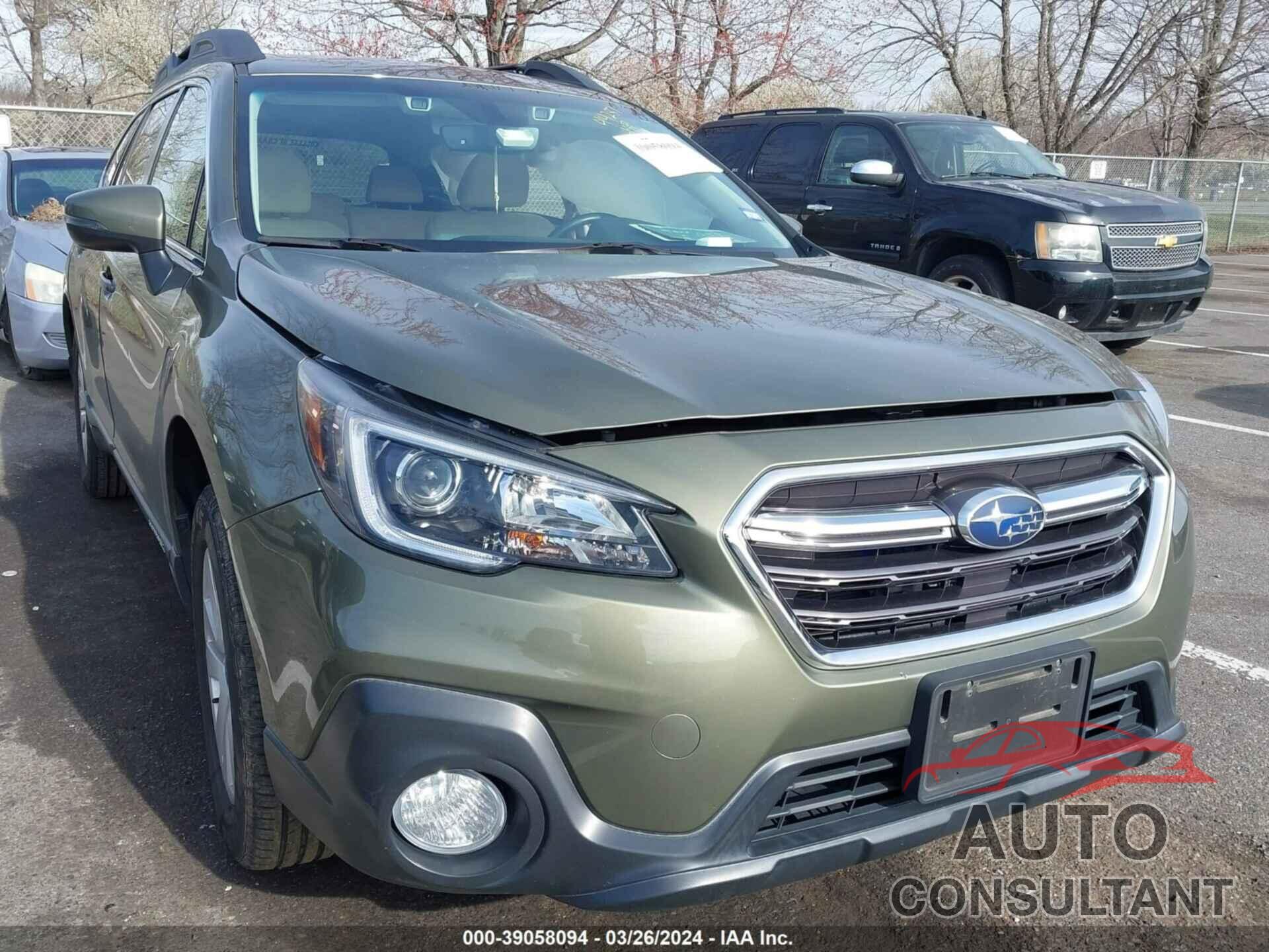 SUBARU OUTBACK 2019 - 4S4BSAHC3K3302418