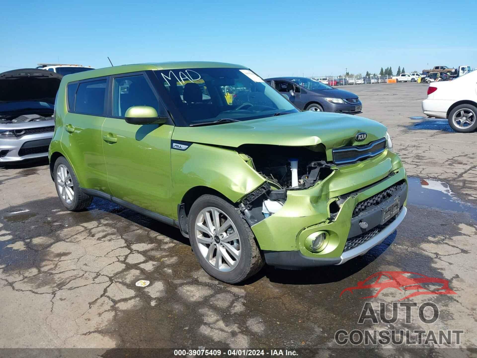 KIA SOUL 2018 - KNDJP3A5XJ7895484