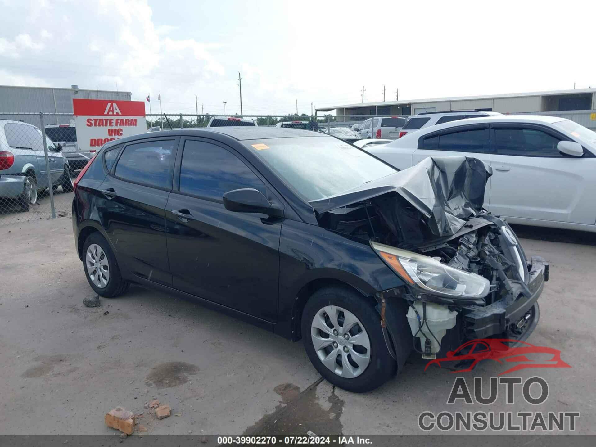 HYUNDAI ACCENT 2016 - KMHCT5AE3GU248009