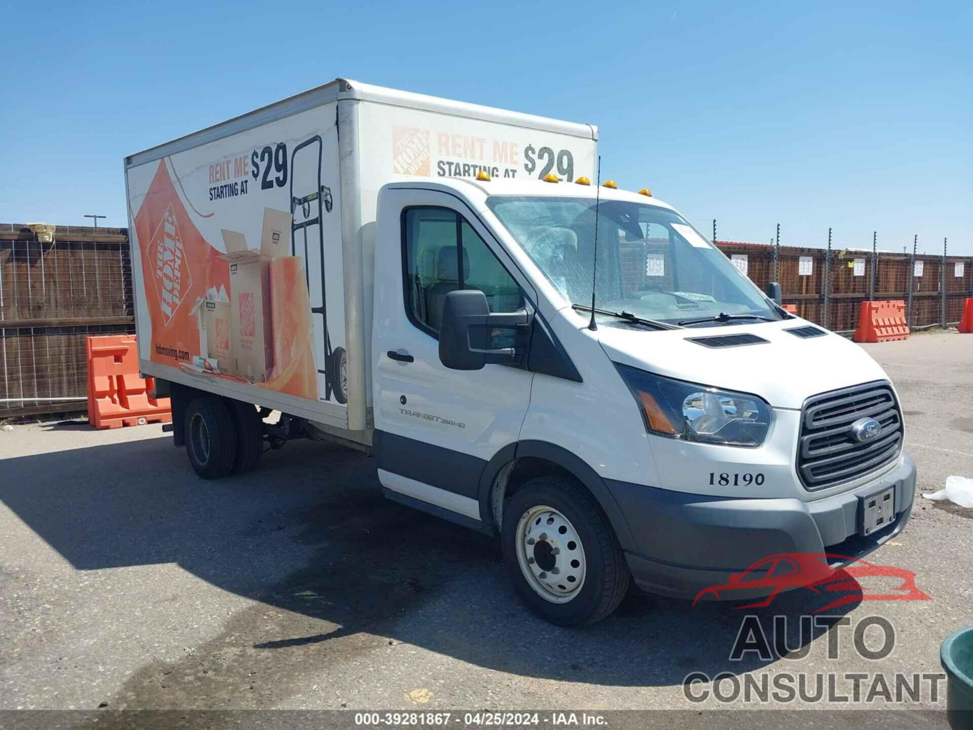 FORD TRANSIT-350 CAB 2018 - 1FDBF8ZM3JKA71061