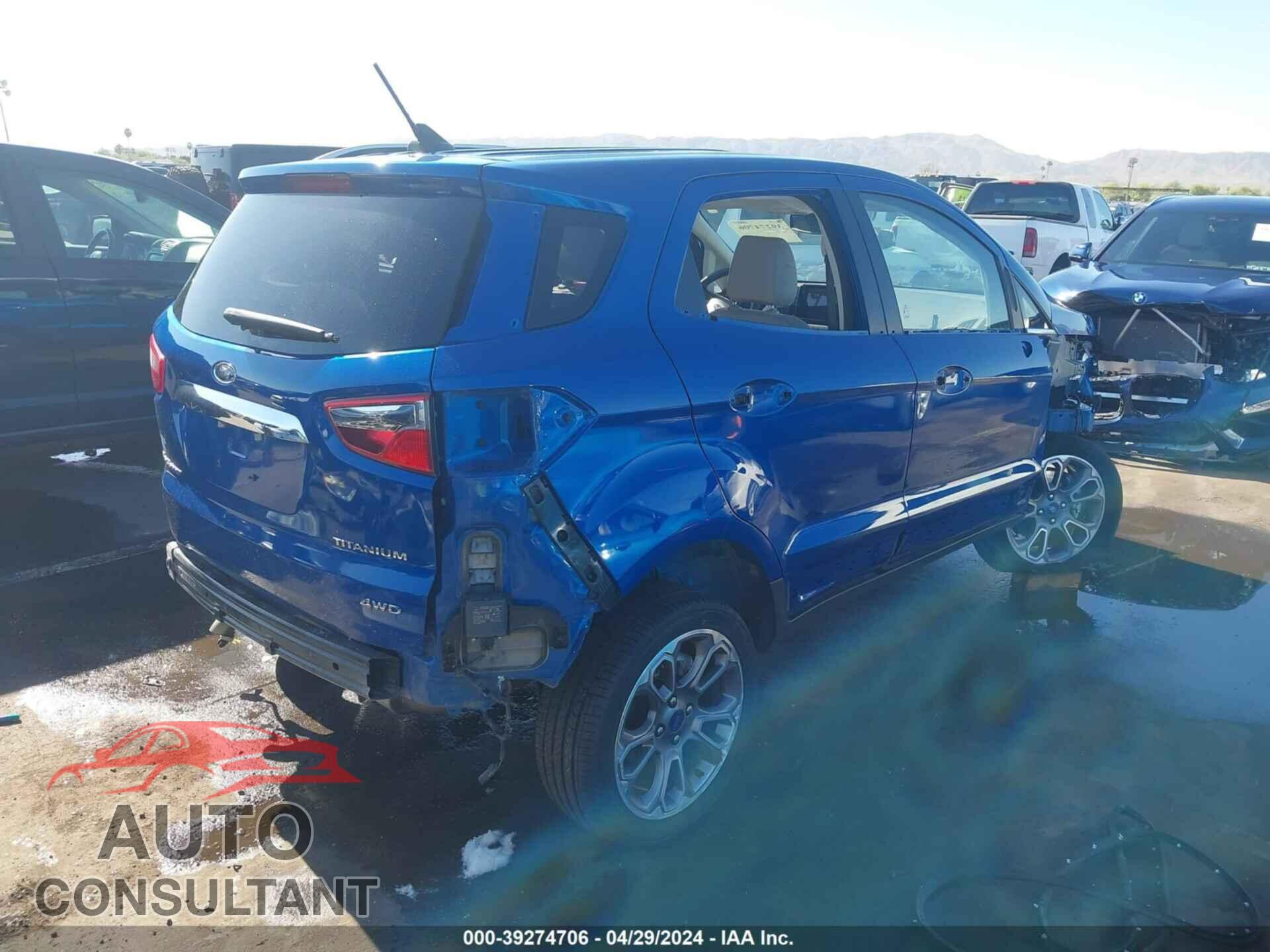 FORD ECOSPORT 2019 - MAJ6S3KL0KC307690