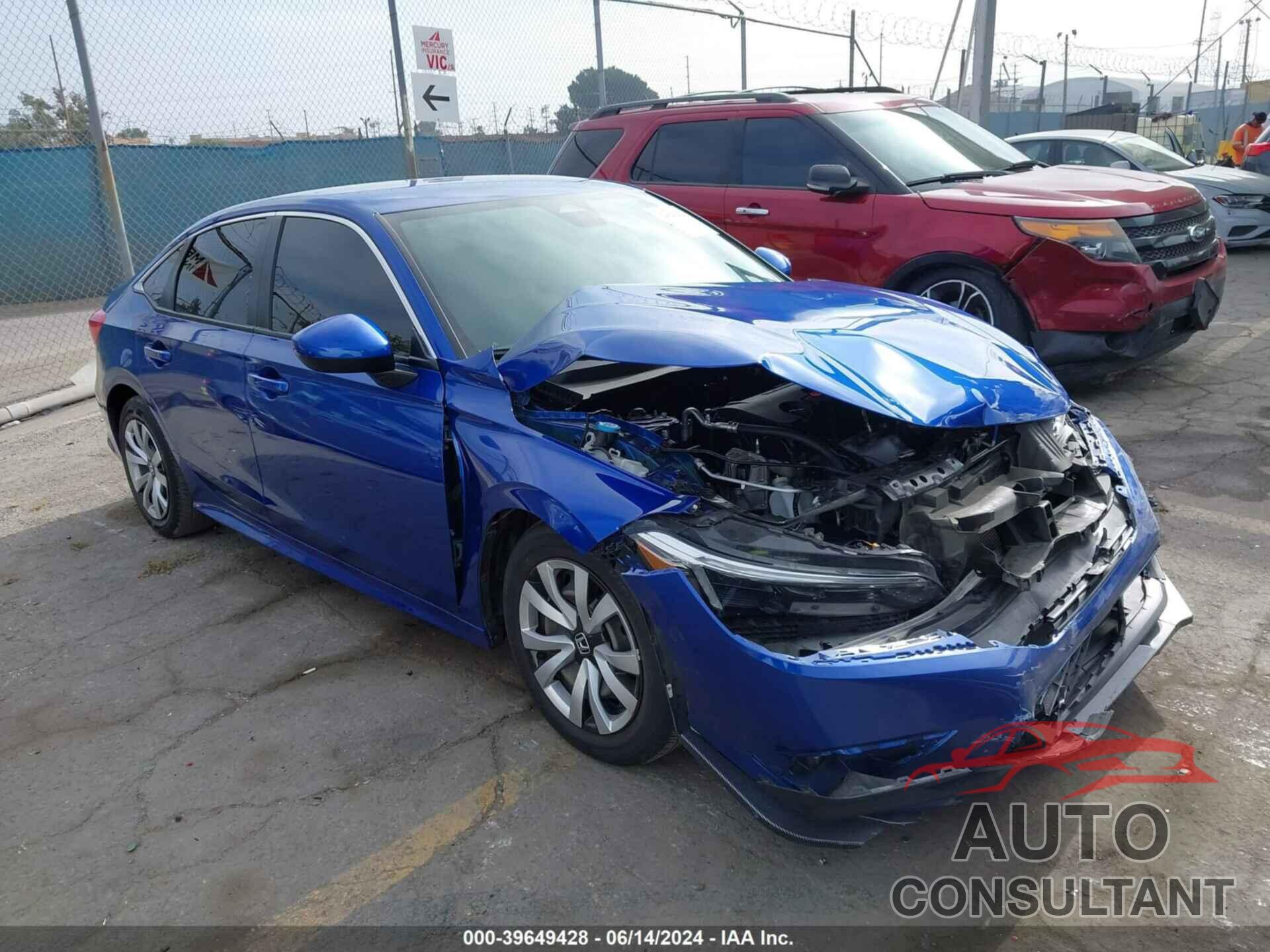 HONDA CIVIC 2022 - 2HGFE2F29NH508553