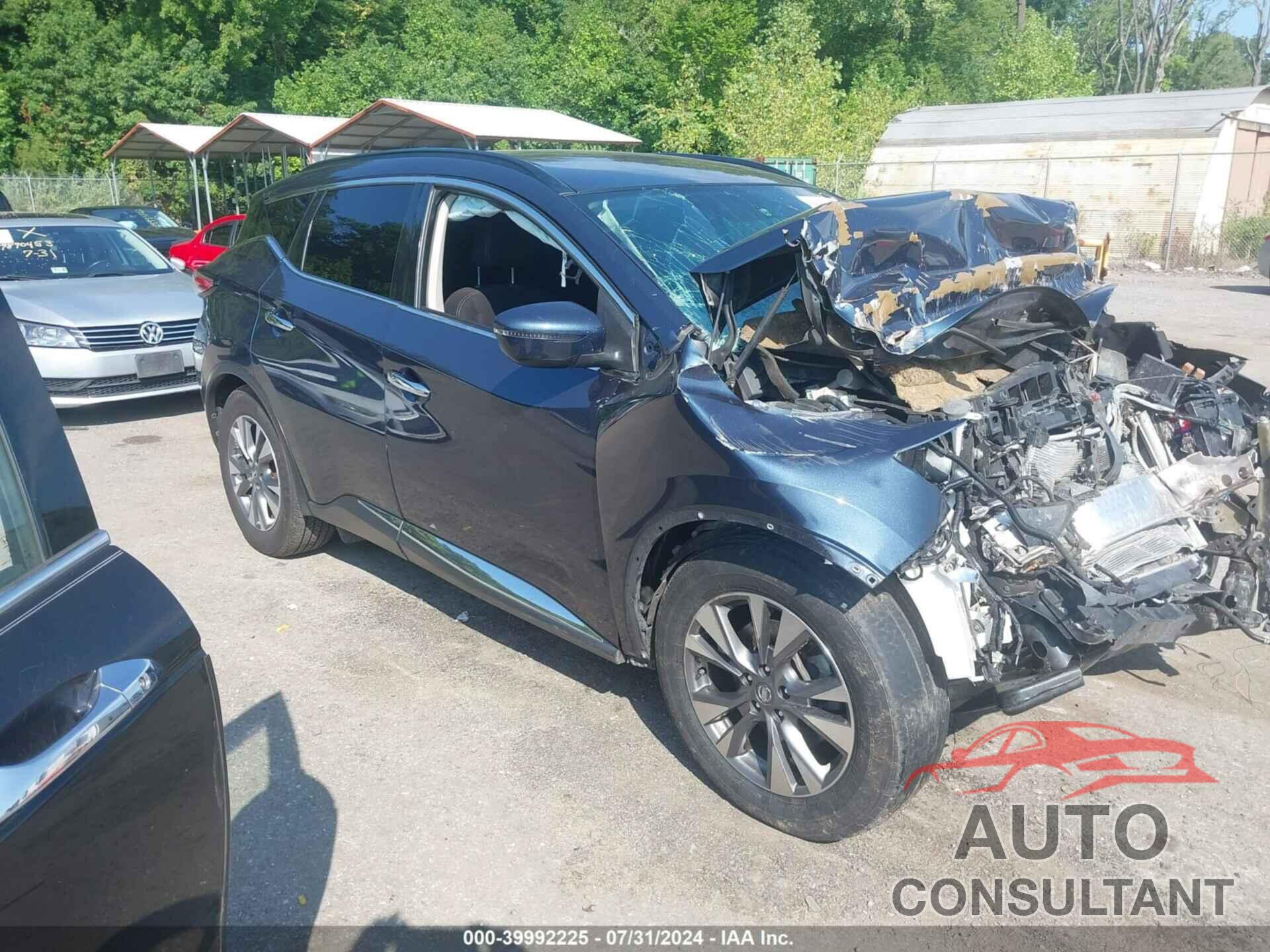 NISSAN MURANO 2017 - 5N1AZ2MH9HN106382