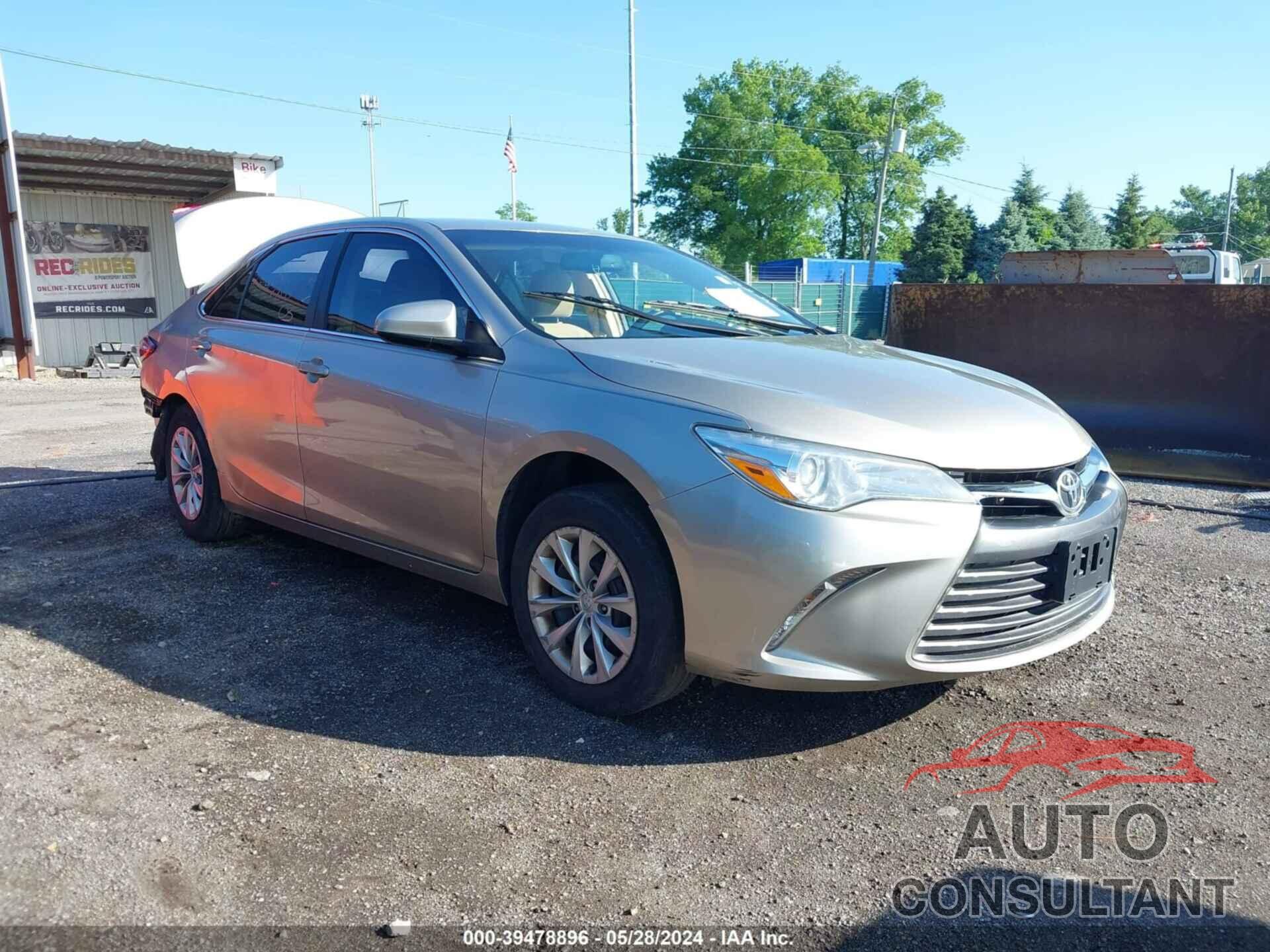 TOYOTA CAMRY 2016 - 4T4BF1FK7GR578879