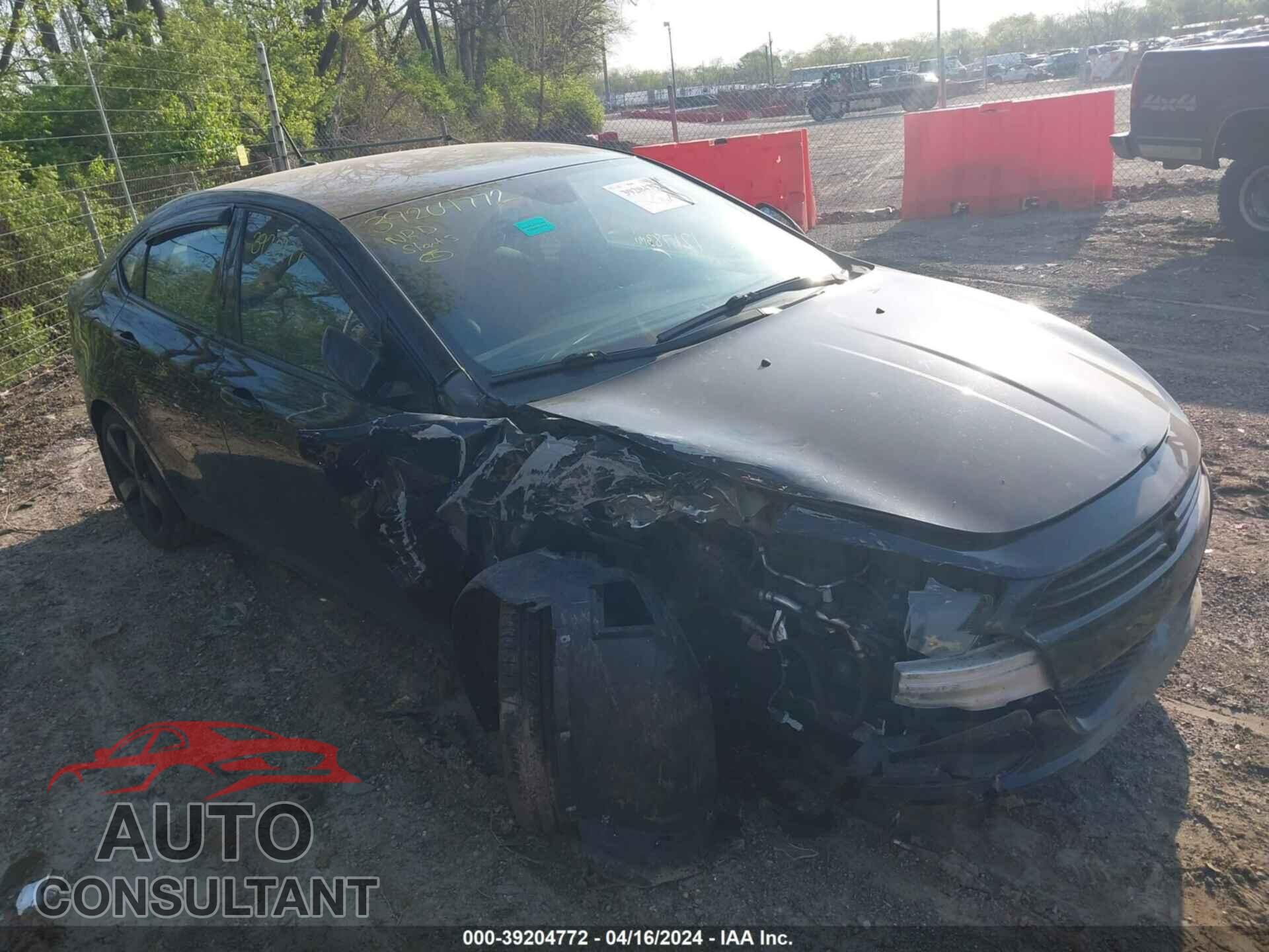 DODGE DART 2015 - 1C3CDFBB0FD212602