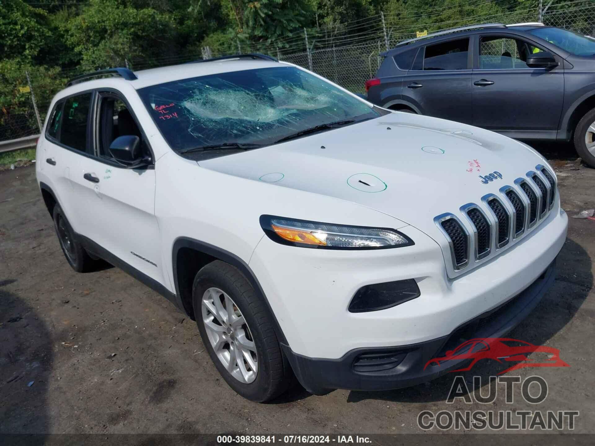 JEEP CHEROKEE 2017 - 1C4PJLAB3HW607192