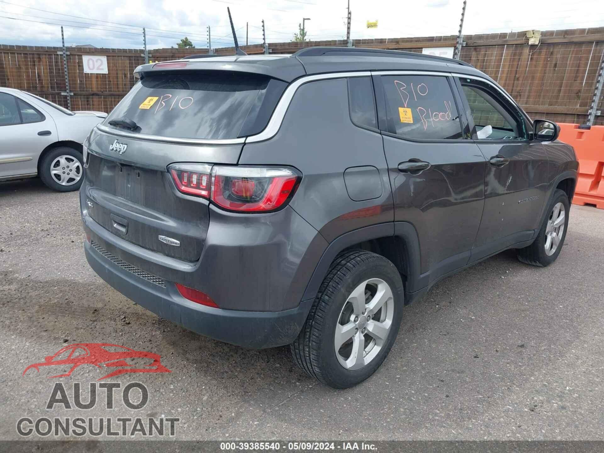 JEEP COMPASS 2017 - 3C4NJDBB9HT674607