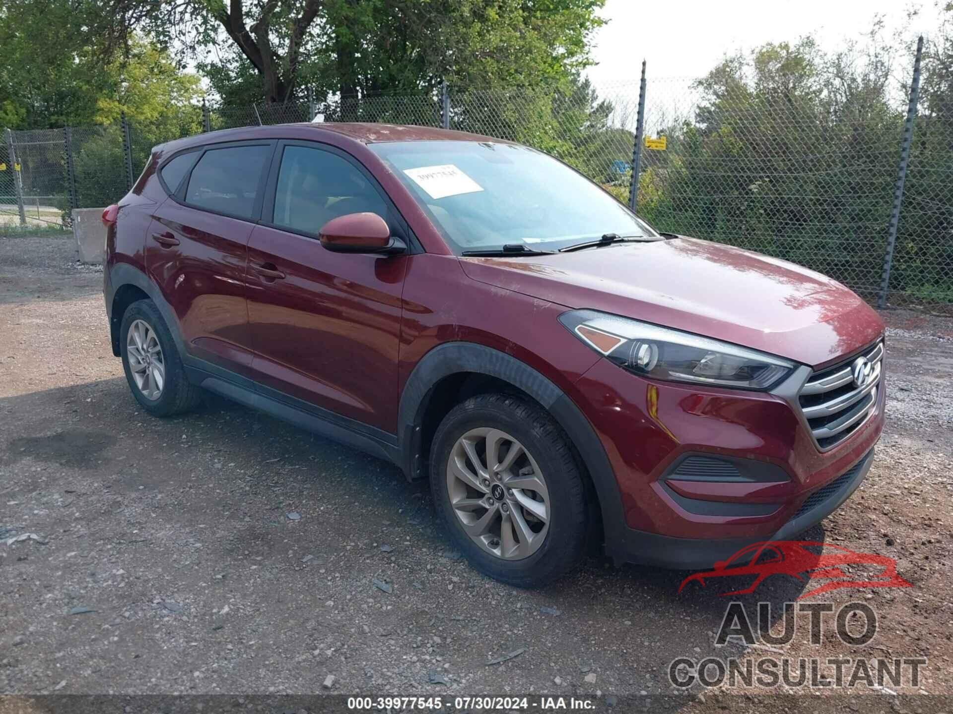 HYUNDAI TUCSON 2016 - KM8J23A46GU022858