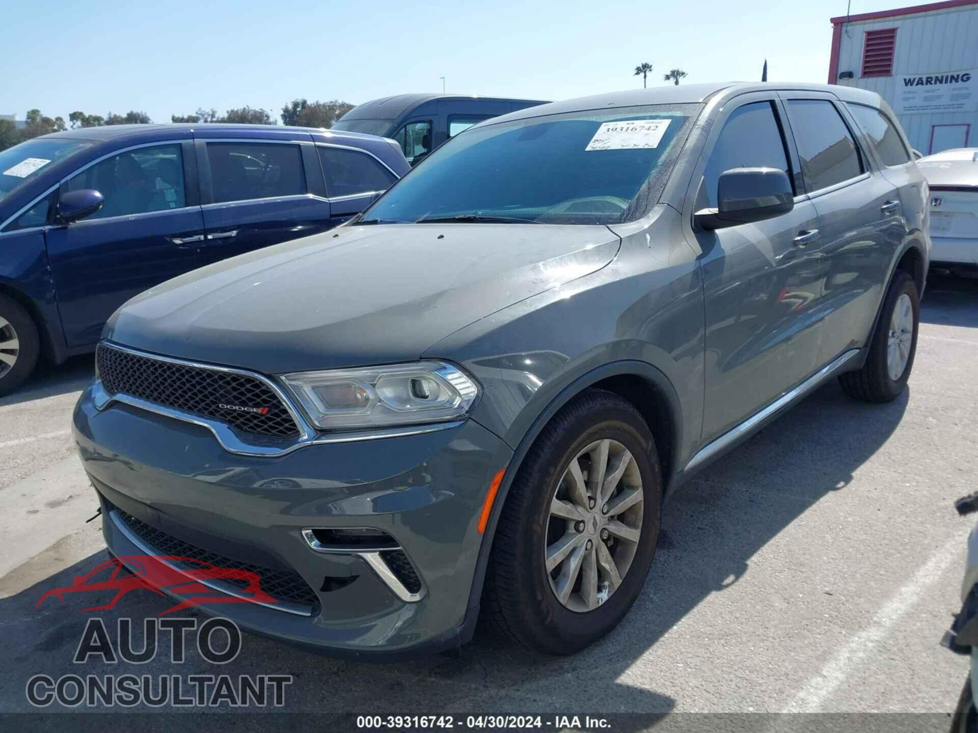 DODGE DURANGO 2021 - 1C4RDHAG7MC661308