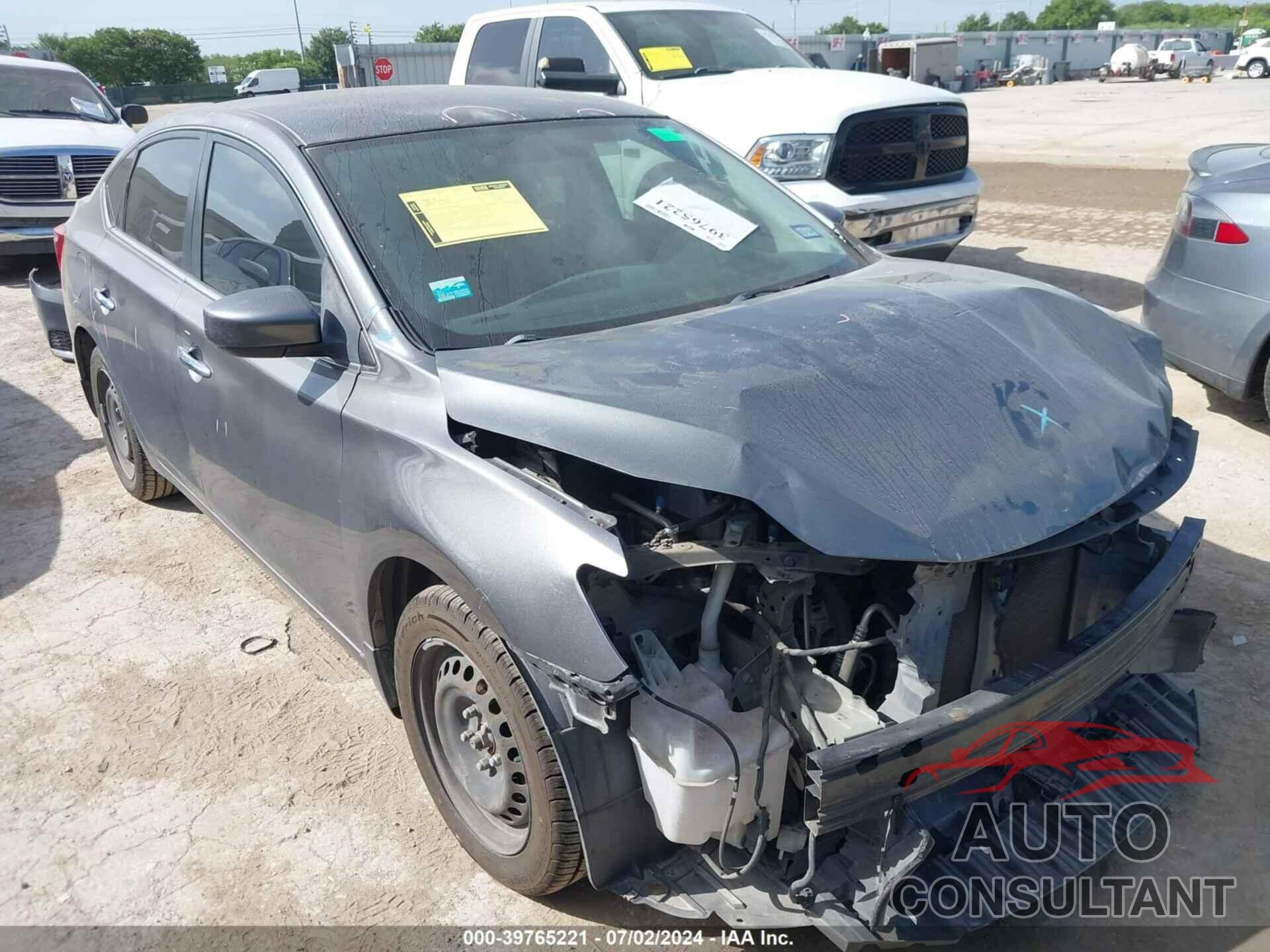 NISSAN SENTRA 2016 - 3N1AB7AP6GY269576