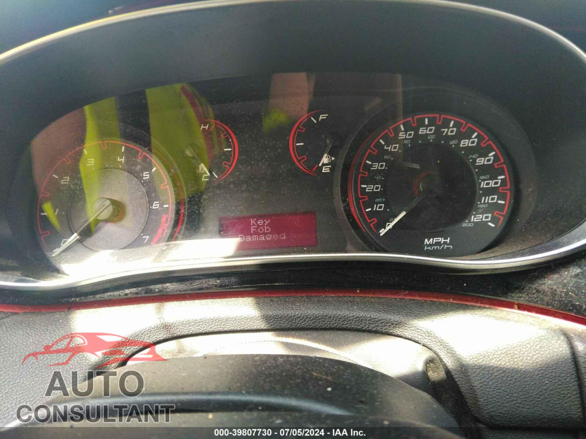 DODGE DART 2015 - 1C3CDFBB3FD279145