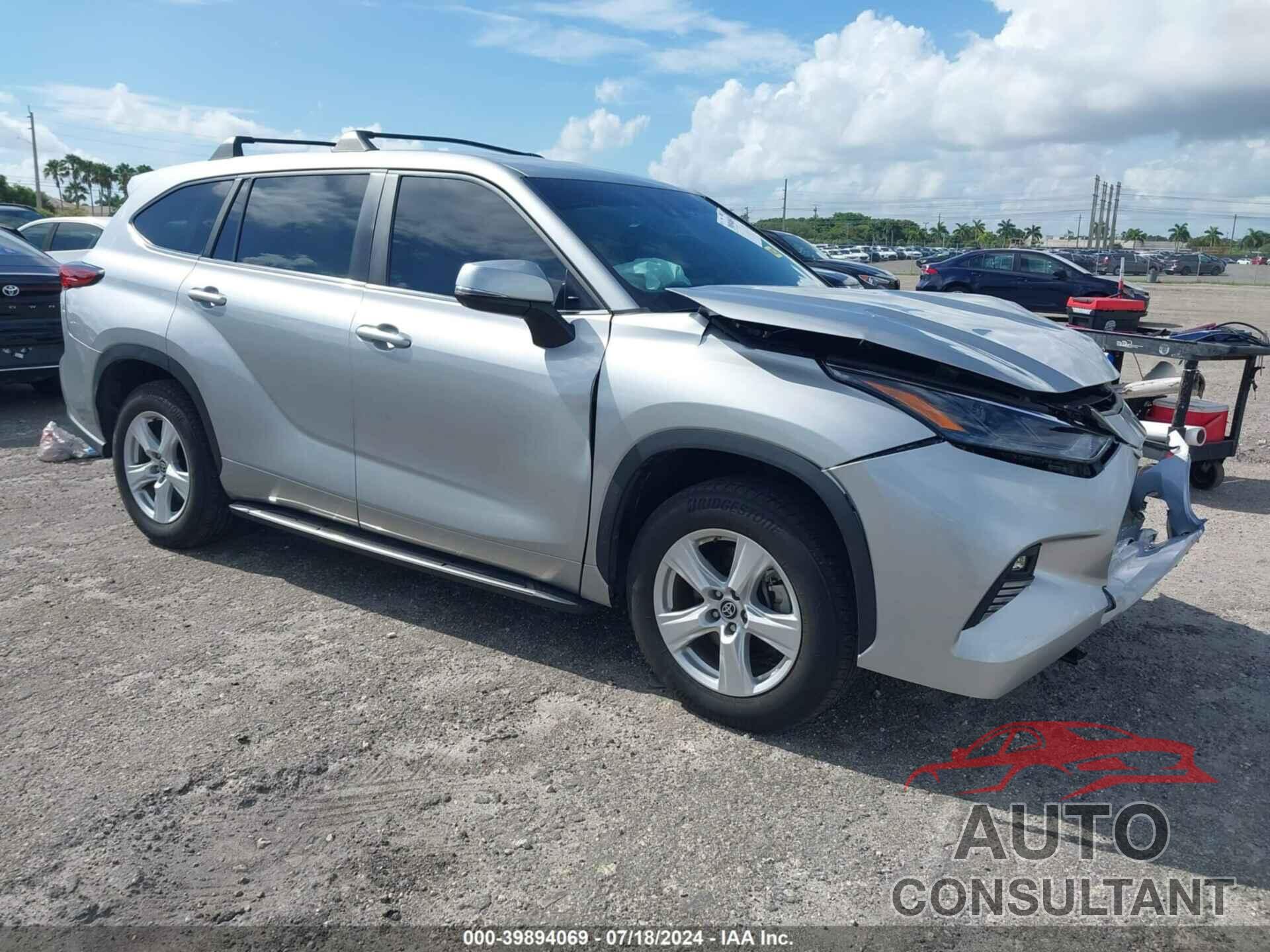 TOYOTA HIGHLANDER 2023 - 5TDKDRAHXPS021807