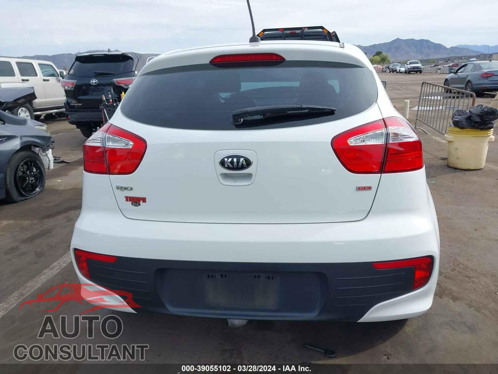 KIA RIO 2017 - KNADM5A39H6027778
