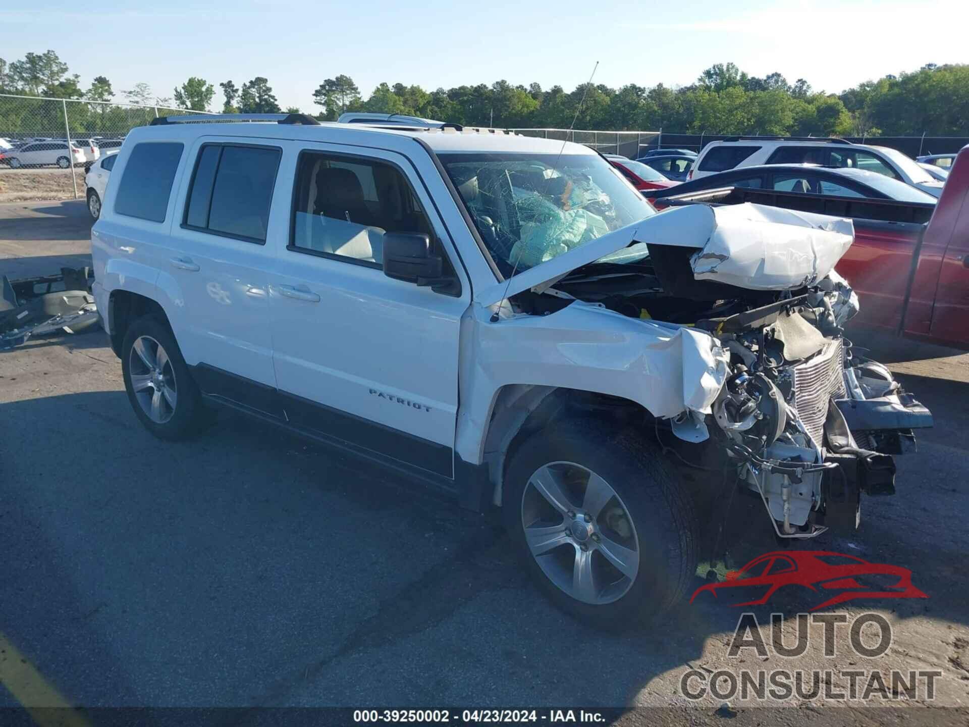 JEEP PATRIOT 2017 - 1C4NJPFA2HD171428